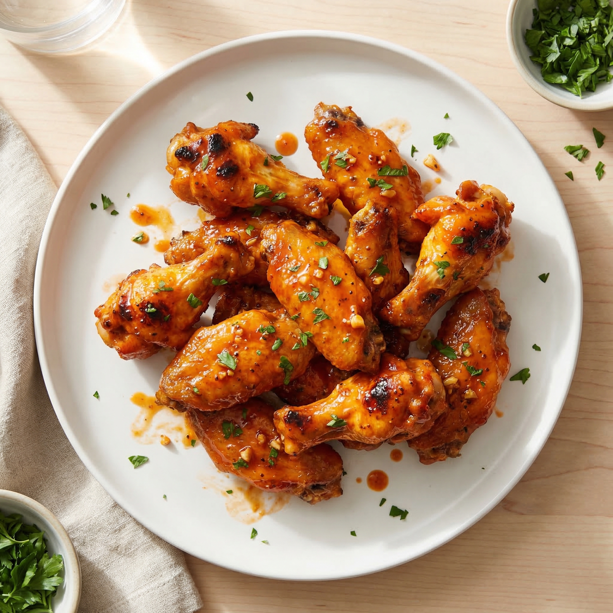Lightened-Up Restaurant Buffalo Chicken Wings