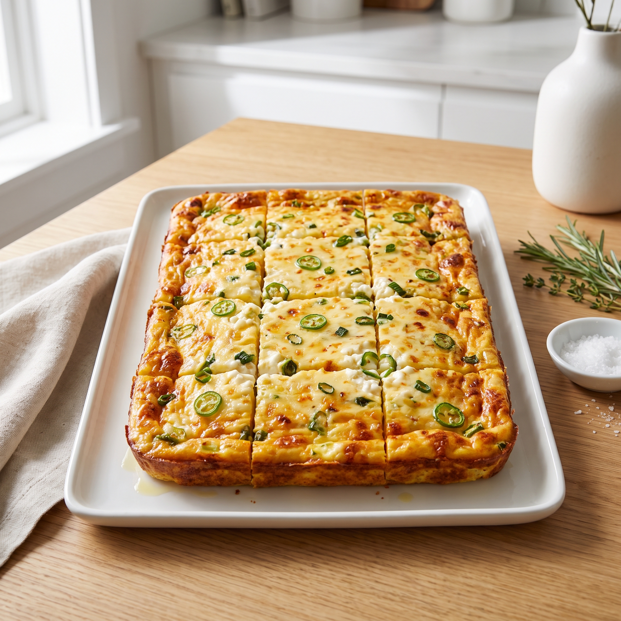 Oven-Baked Cheesy Egg Casserole