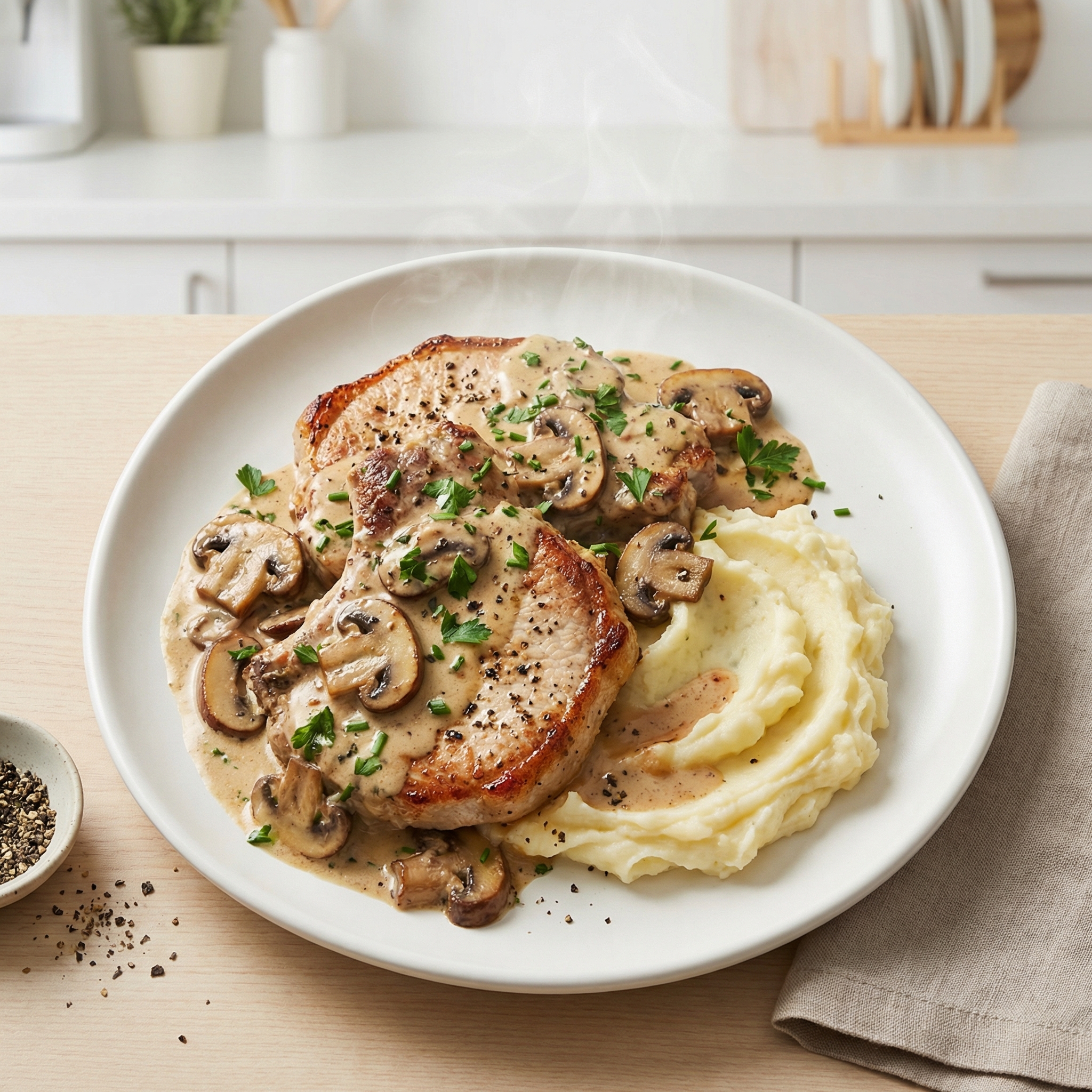 Smothered Pork Chops in the Oven