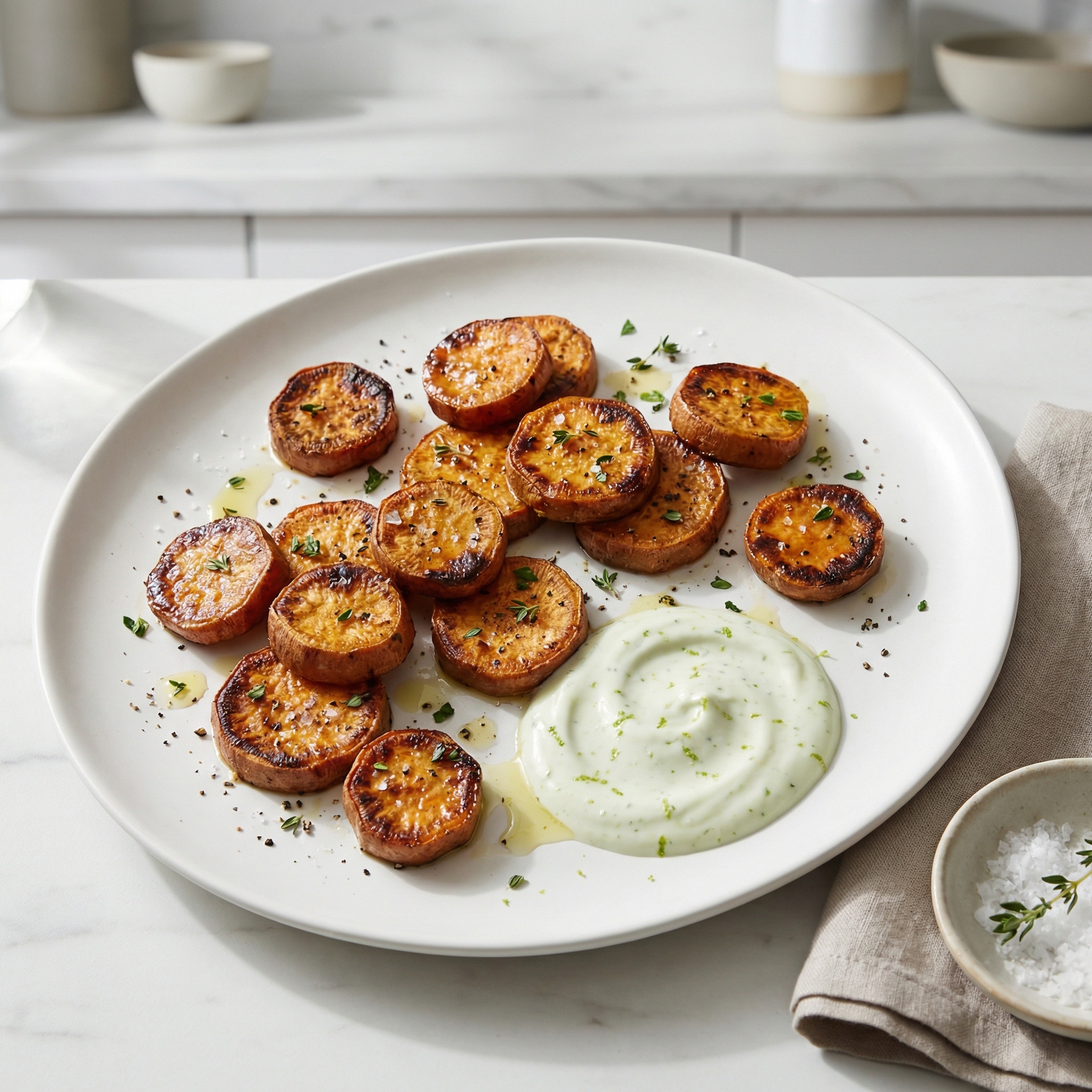 Baked Sweet Potato Coins