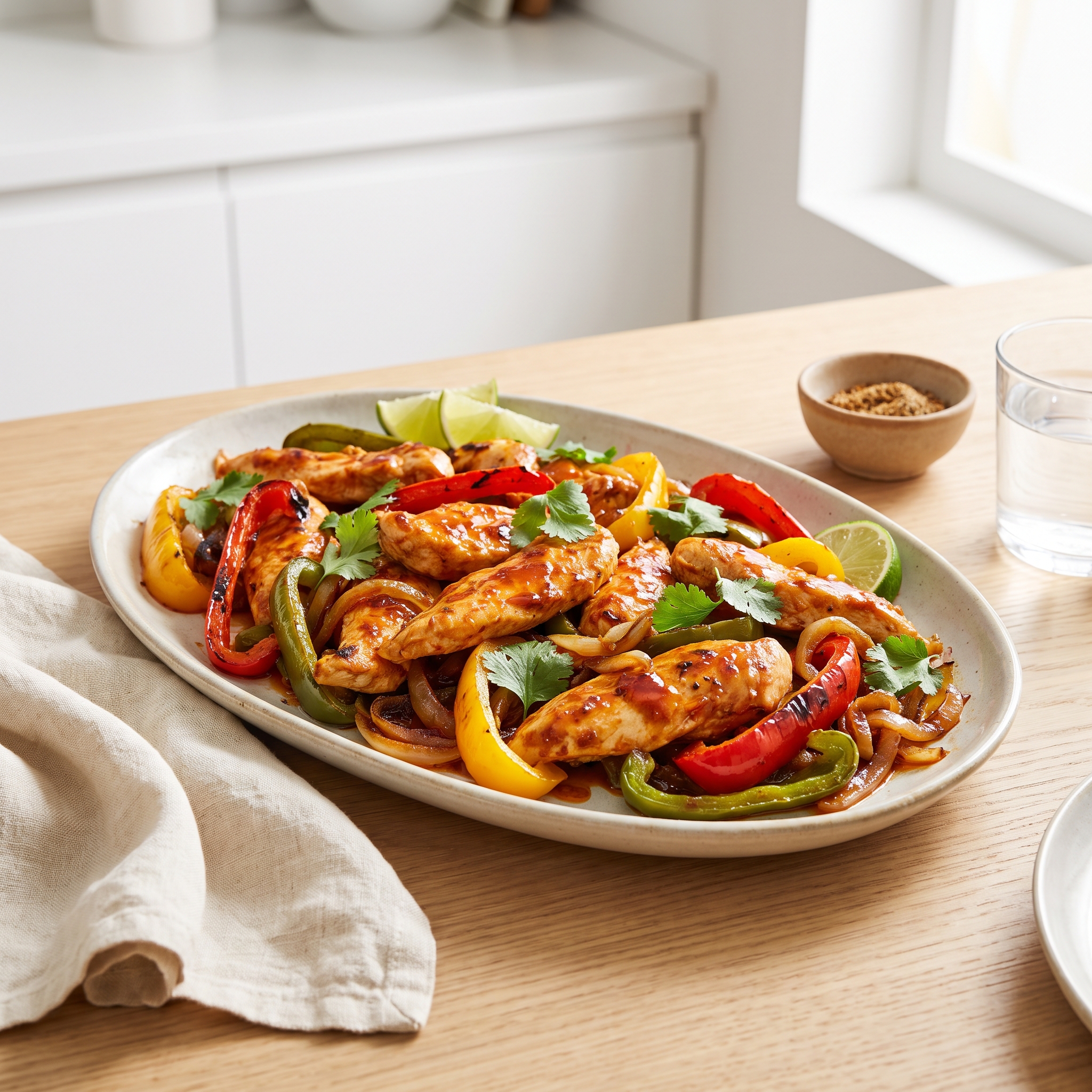 Oven-Baked Weeknight Chicken Fajitas