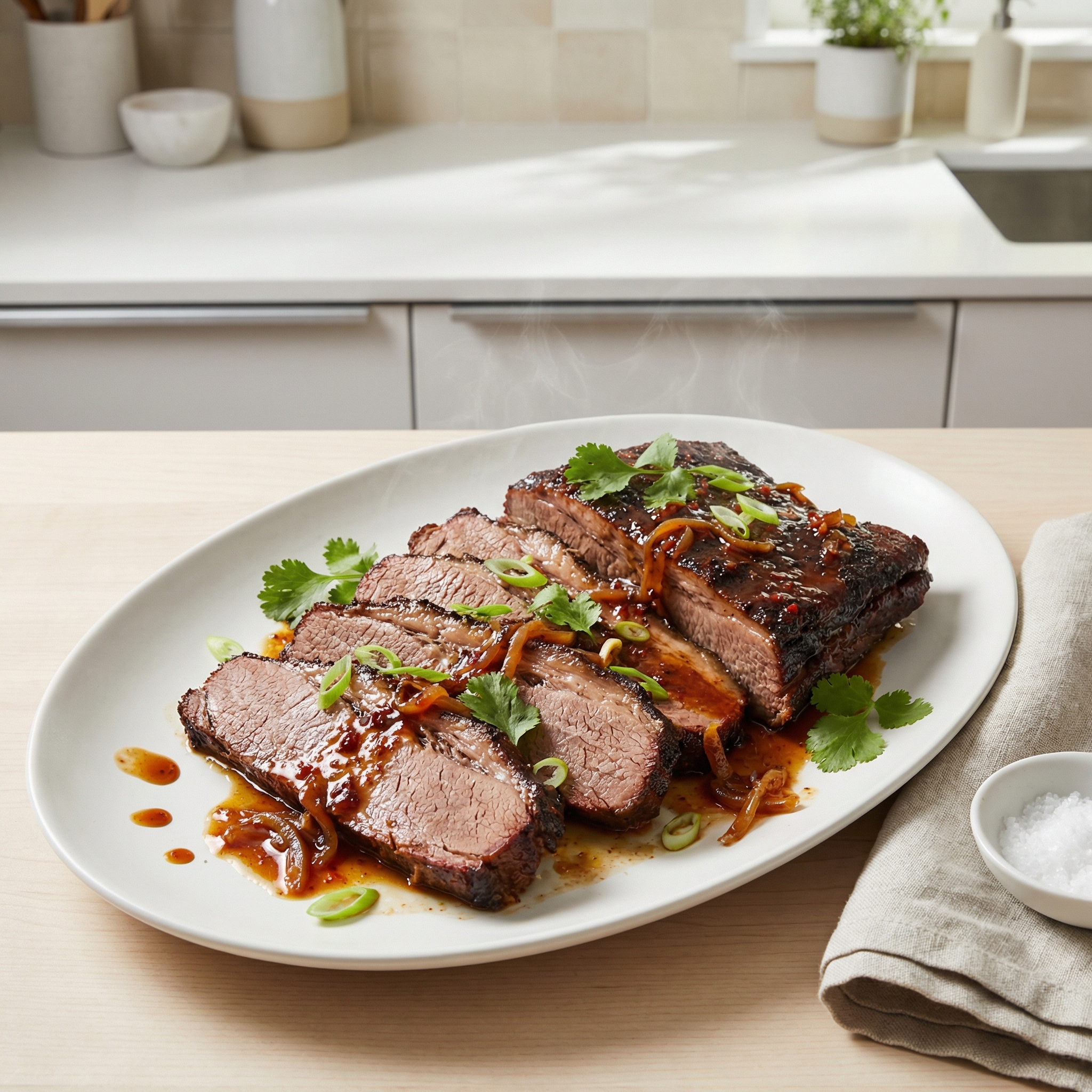 Simple Oven-BBQ Beef Brisket
