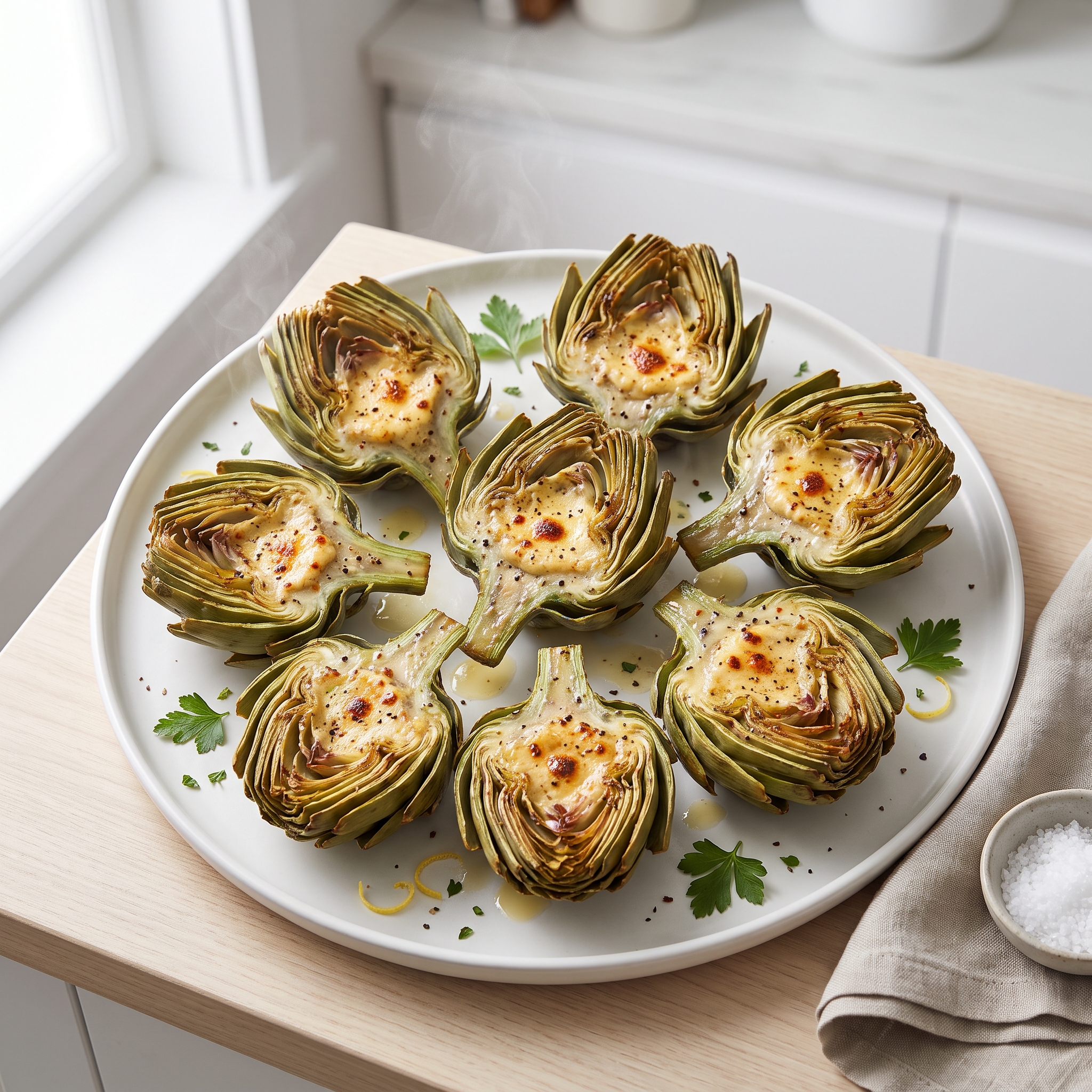Oven-Roasted Artichokes