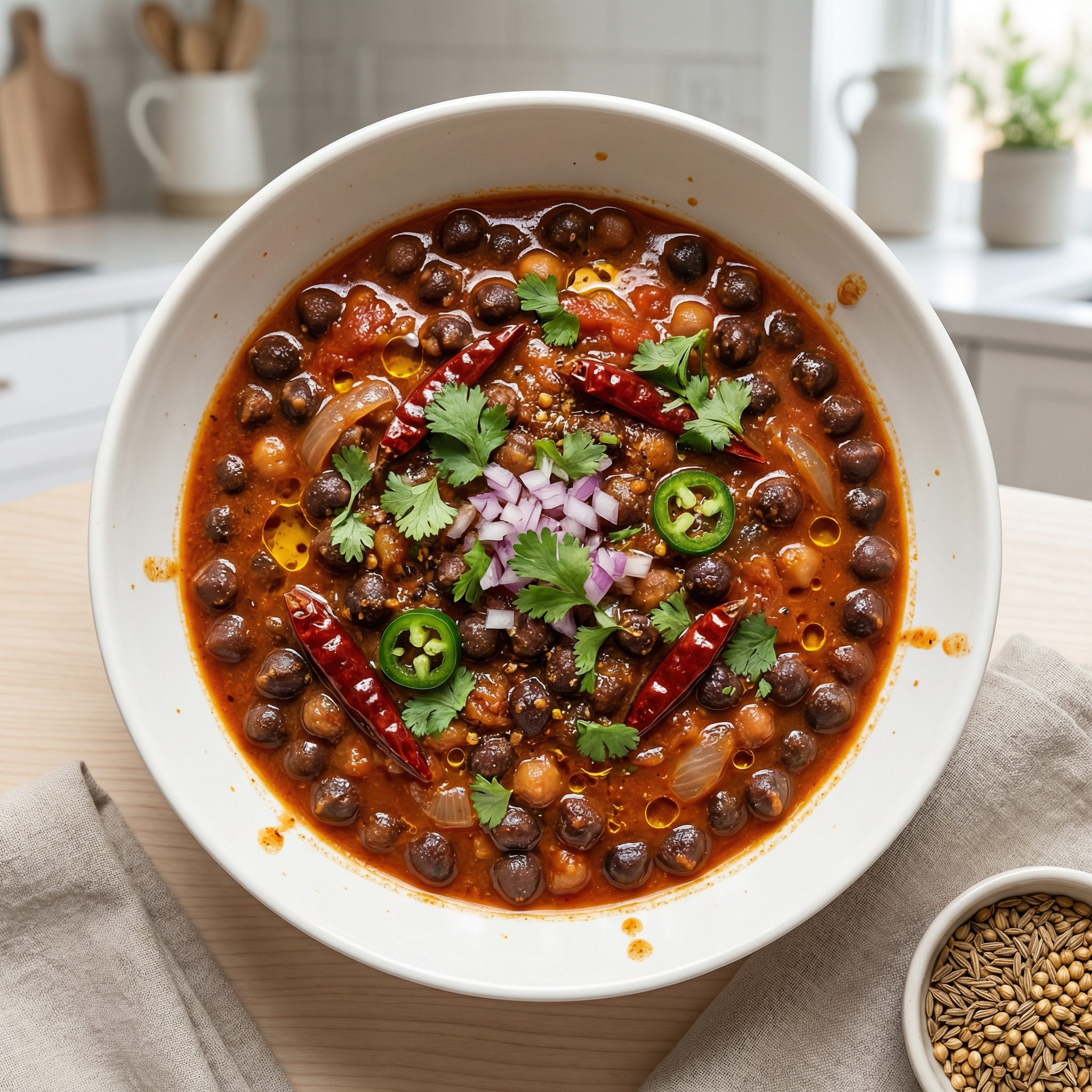 Pakistani-Style Kala Chana