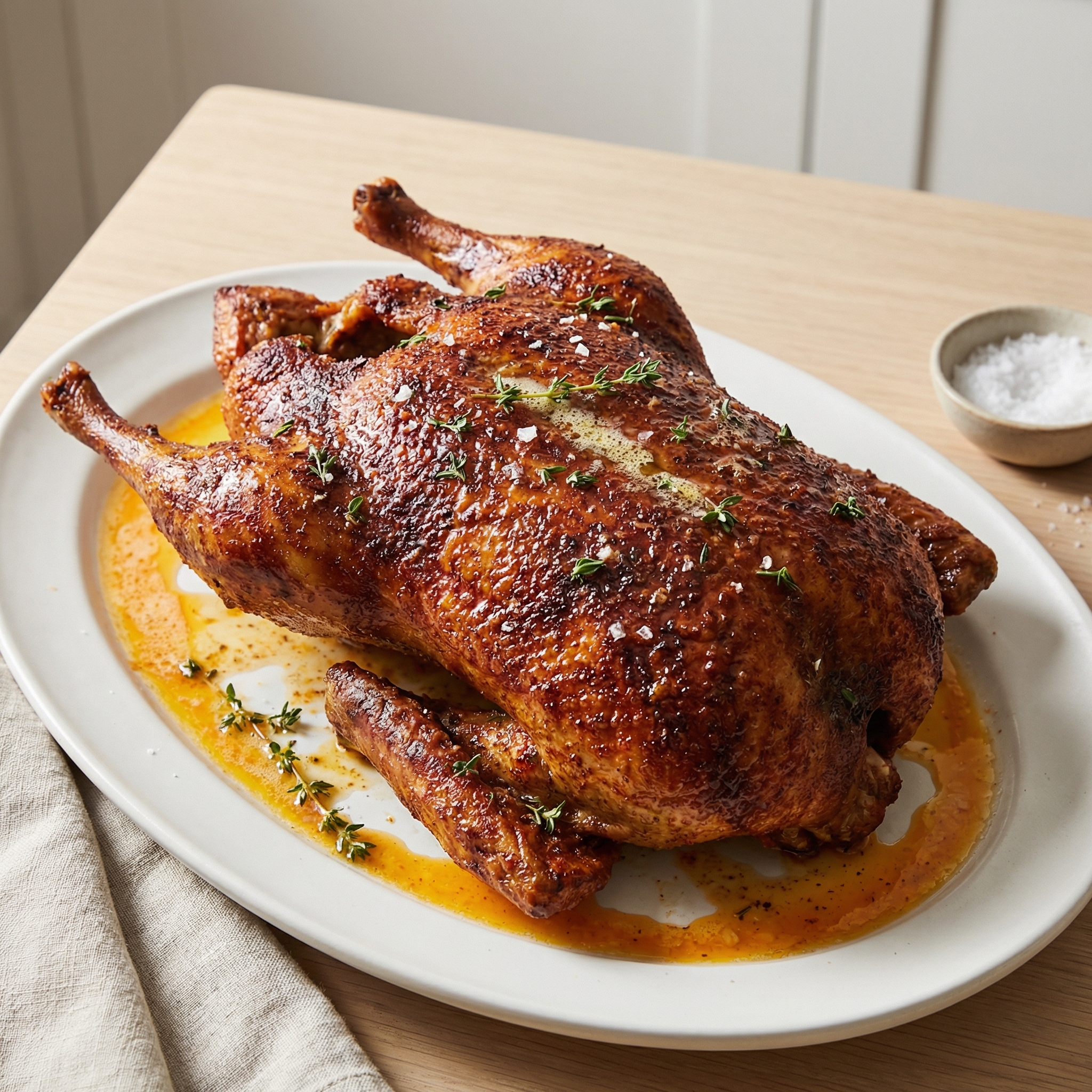 Butter-Basted Roast Duck