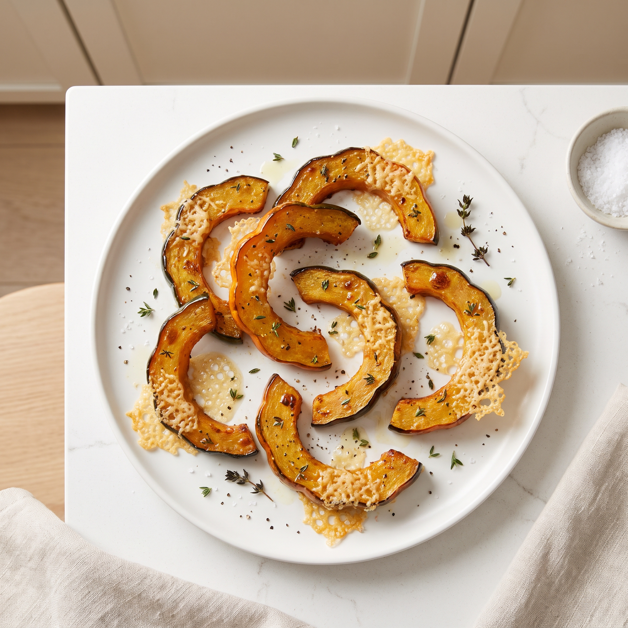 Parmesan-Roasted Acorn Squash
