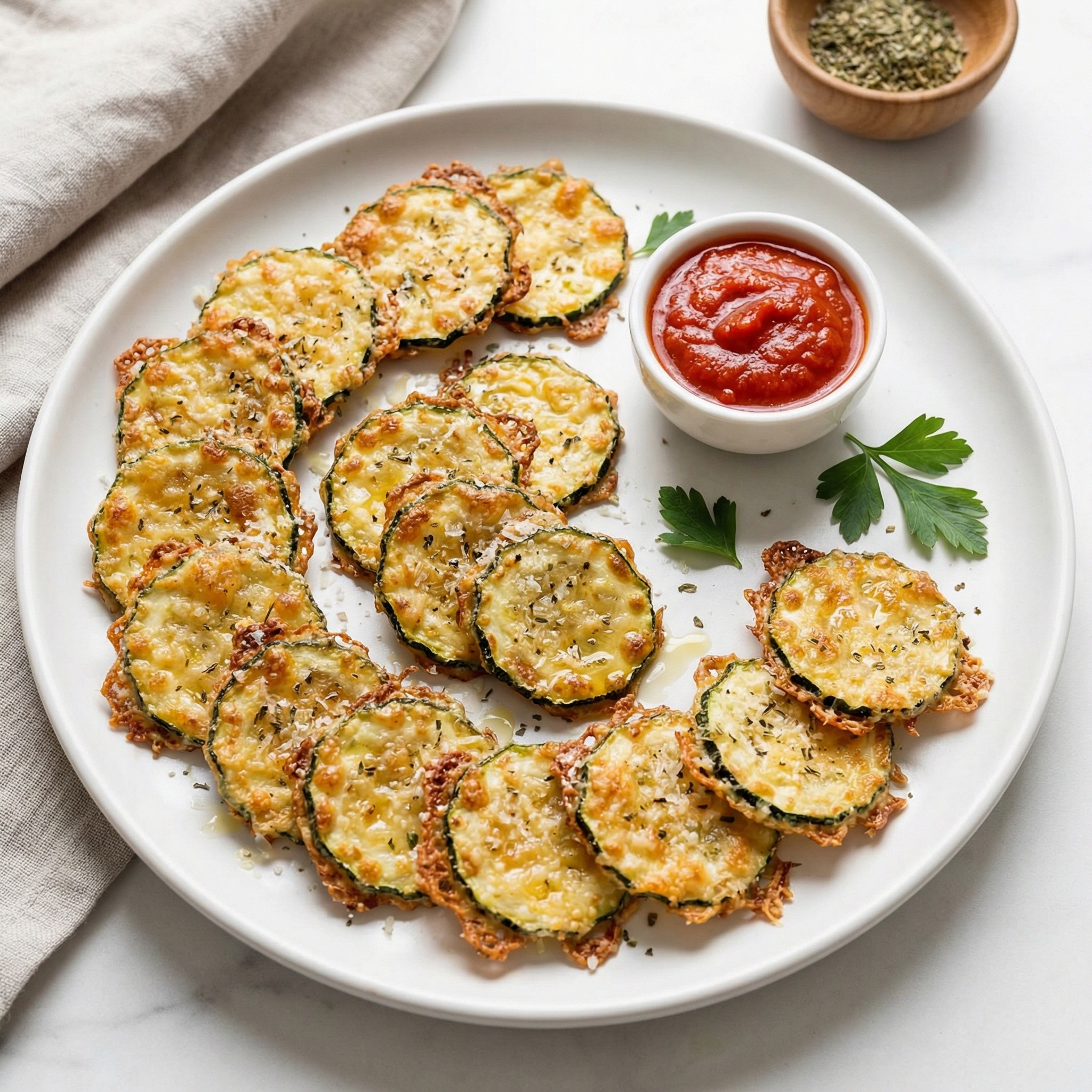 Oven-Baked Zucchini Rounds