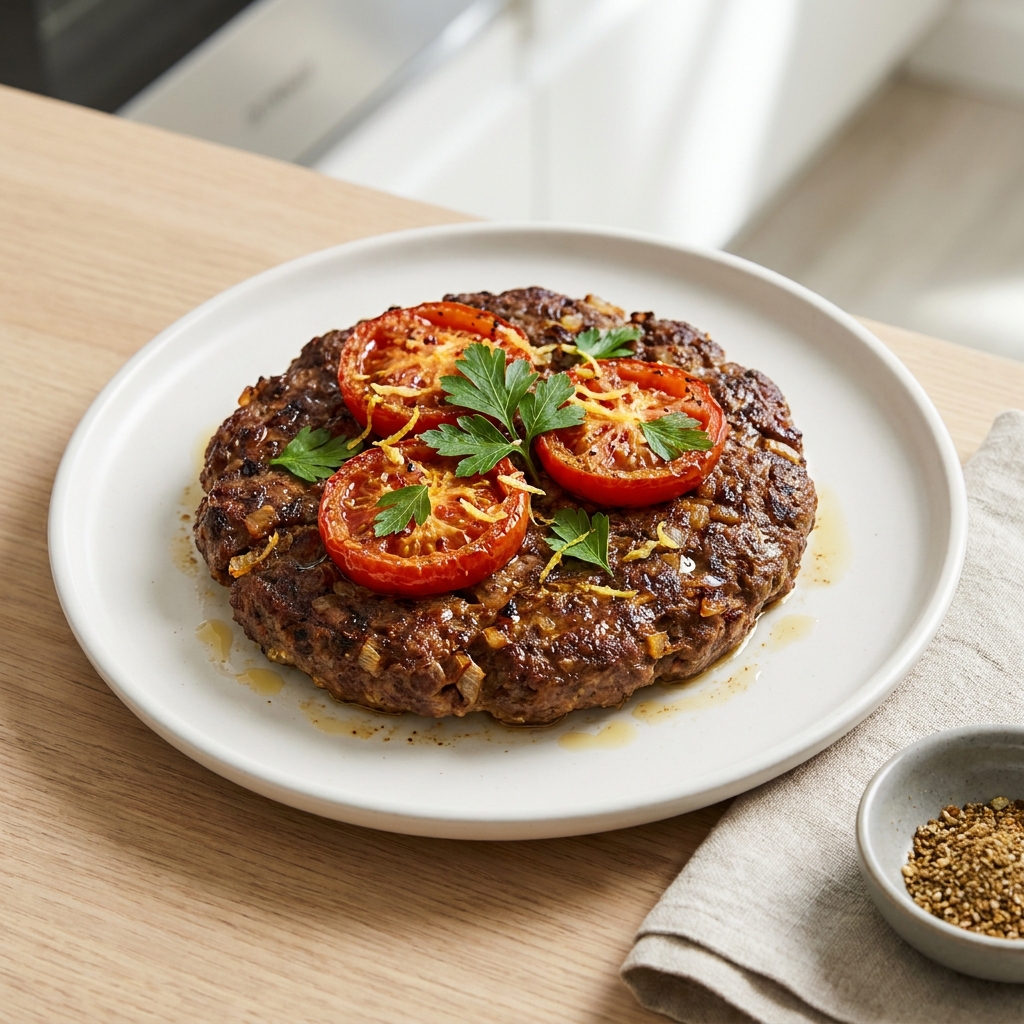 Parsley-Lemon Lamb Kefta Loaf