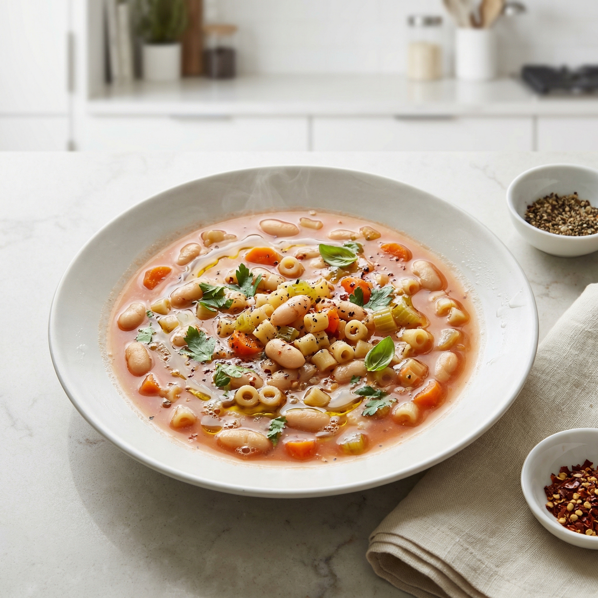 Hearty Italian Pasta and Beans