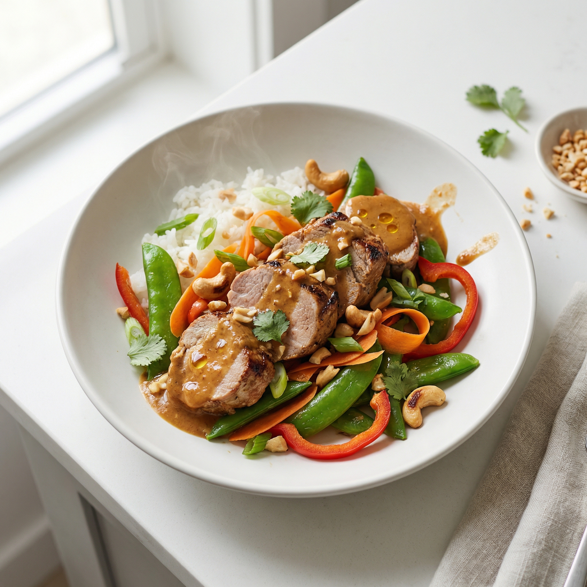 Pork in Peanut Sauce