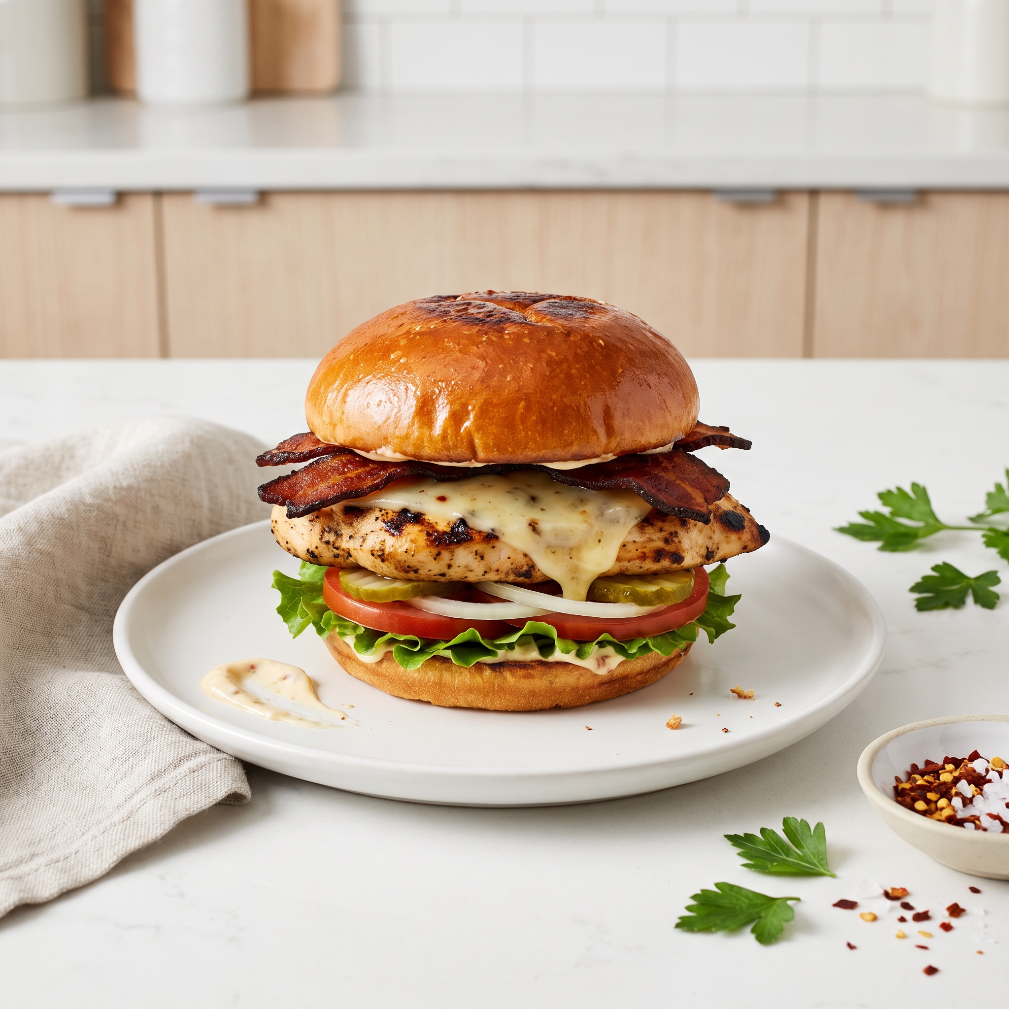 Pepper Jack Bacon Chicken Sandwiches