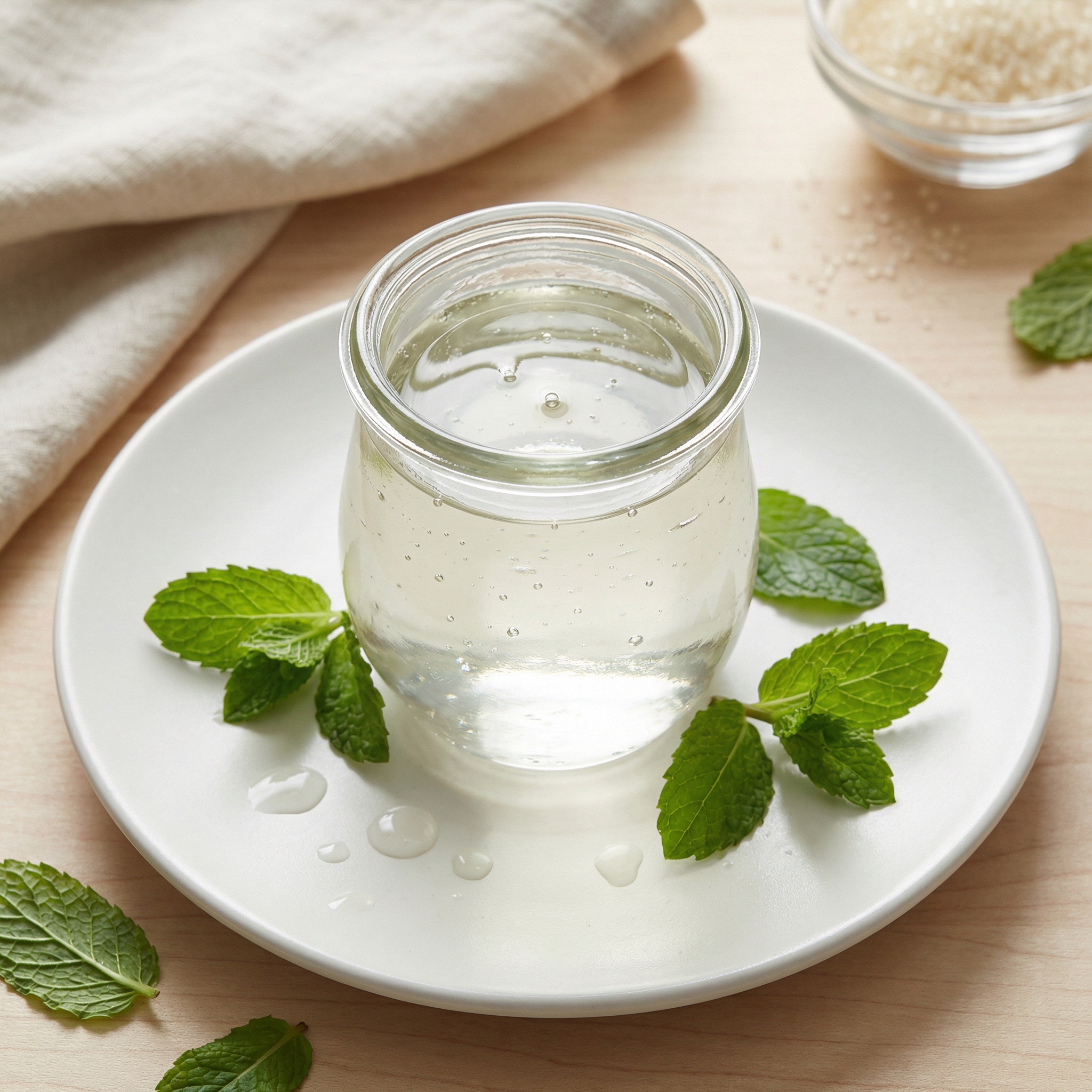 Mint-Infused Coffee Syrup