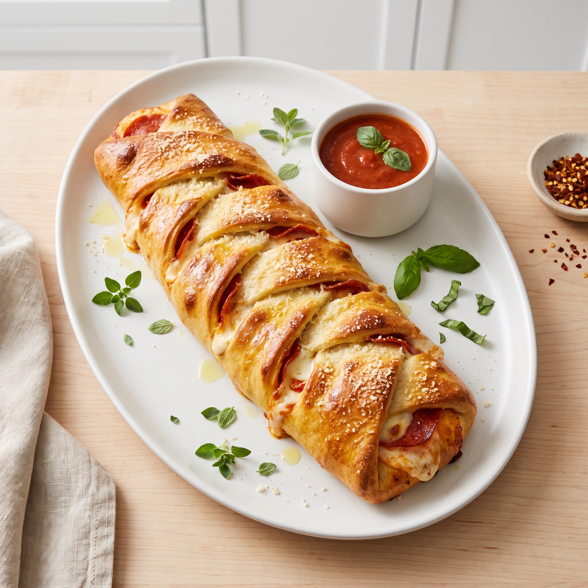 Pepperoni-Filled Stromboli Loaf