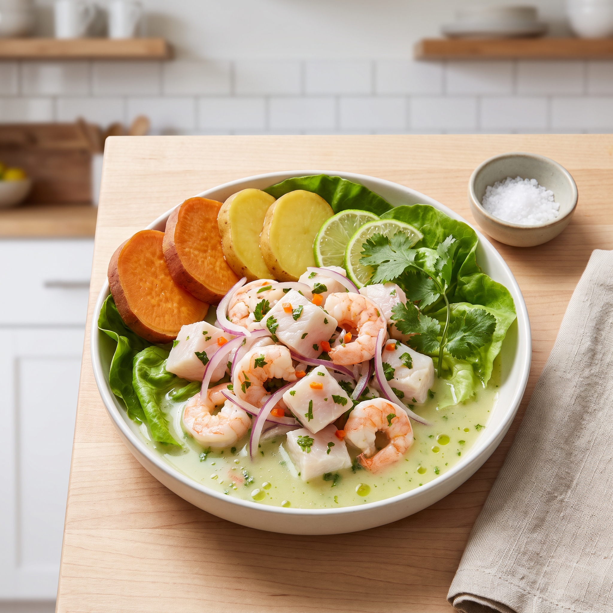 Peruvian-Style Mixed Seafood Ceviche