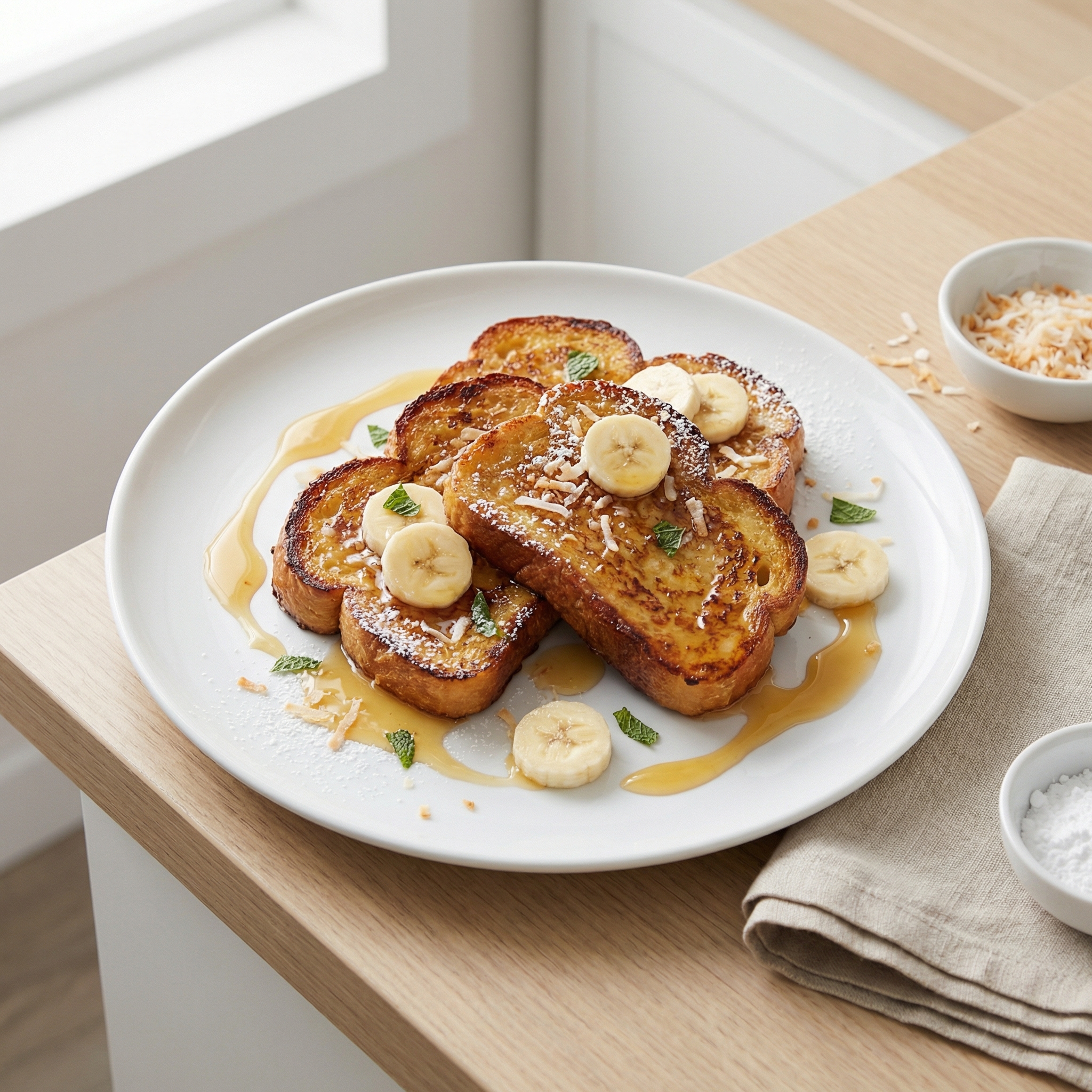 Tropical Piña Colada French Toast