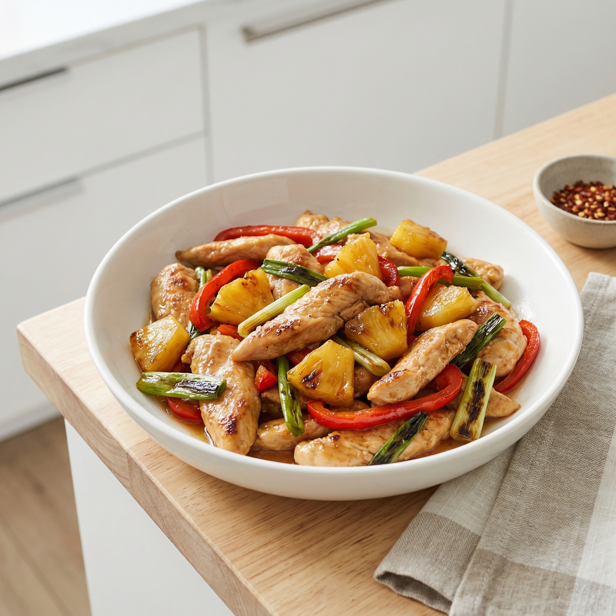 Quick Pineapple Chicken Stir-Fry