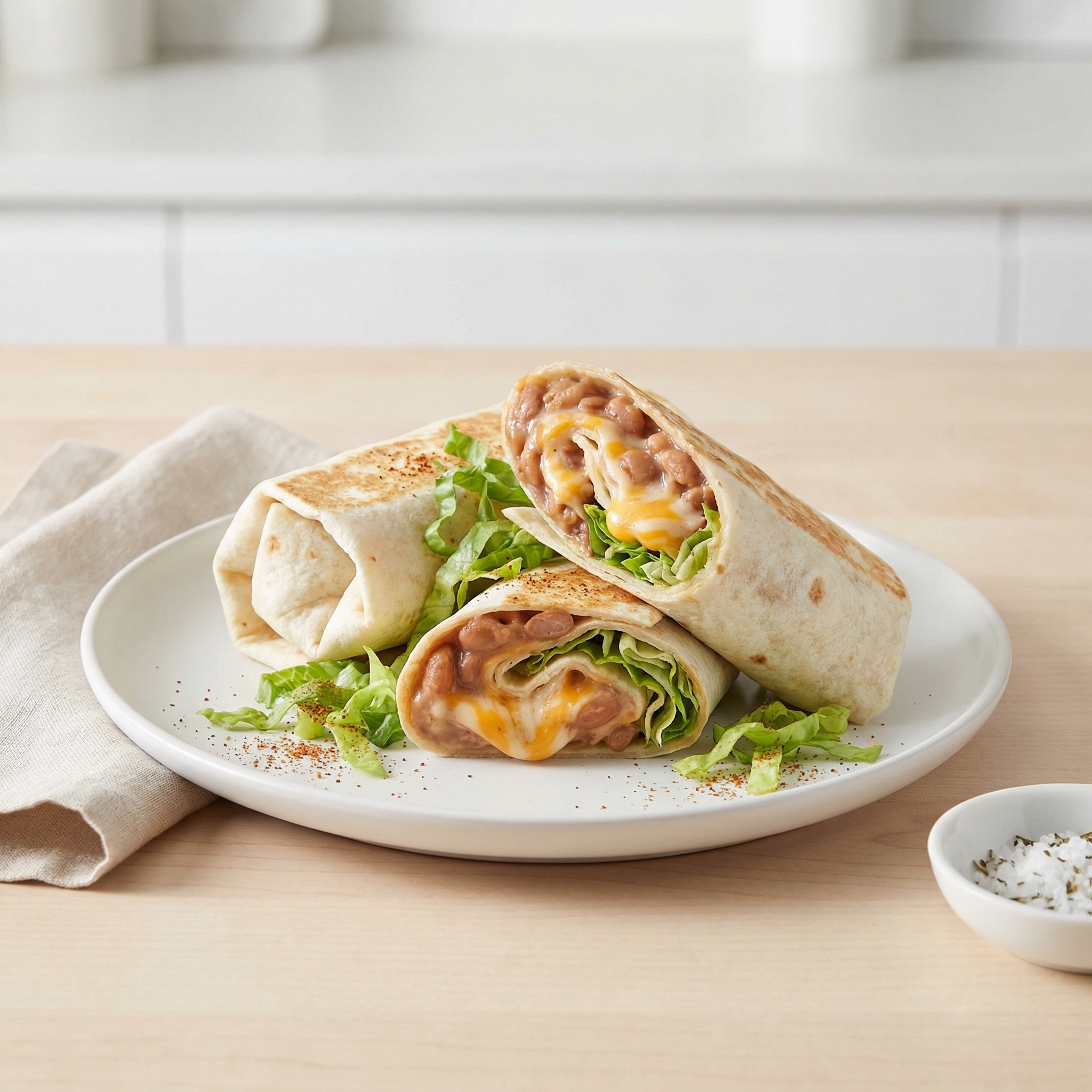 Pinto Bean and Cheese Burritos (Vegetarian)