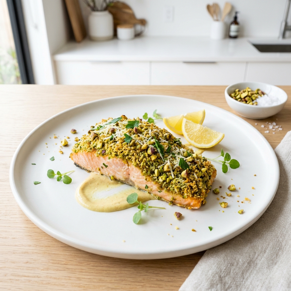 Pistachio-Crusted Salmon