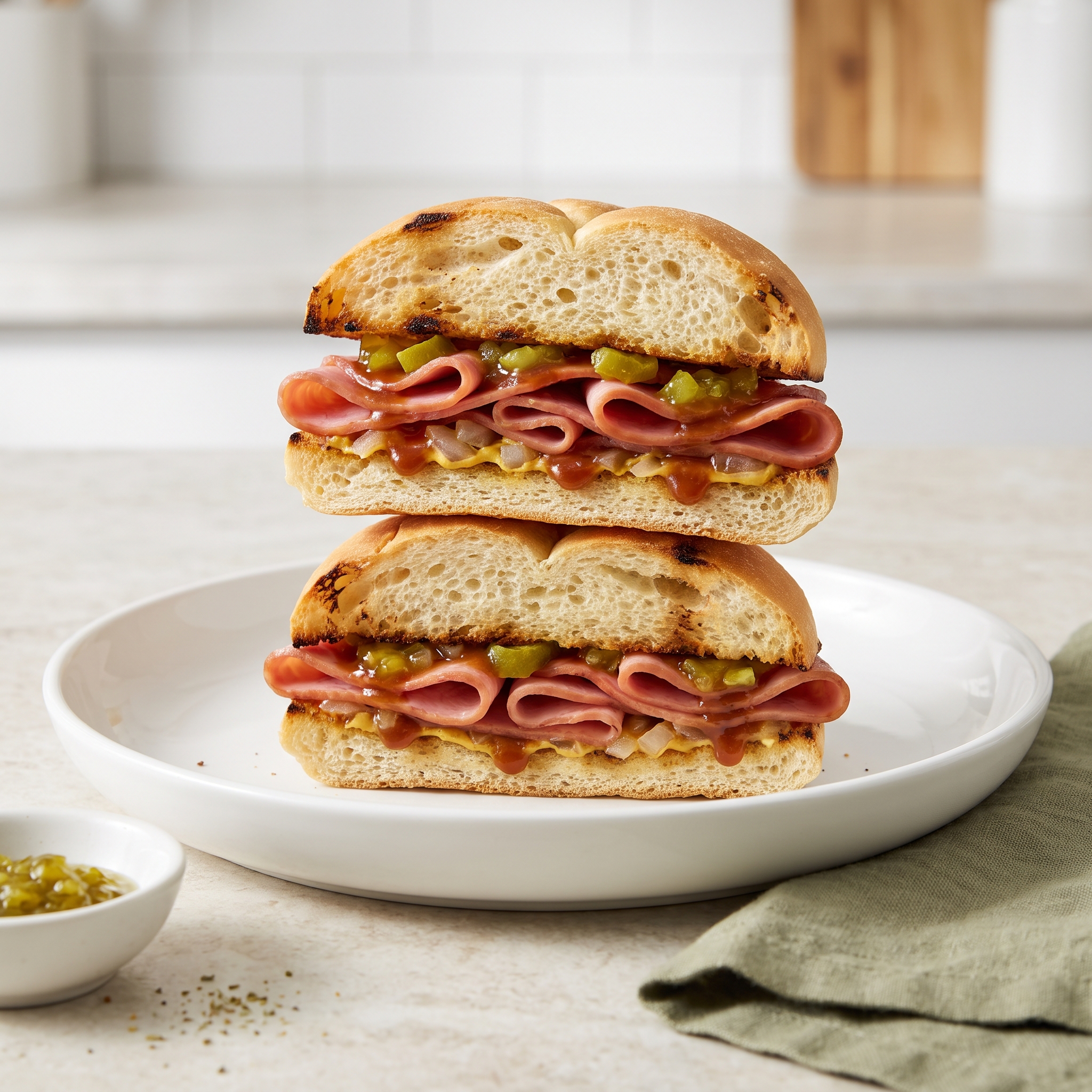 Pittsburgh-Style Chipped Ham BBQ Sandwiches