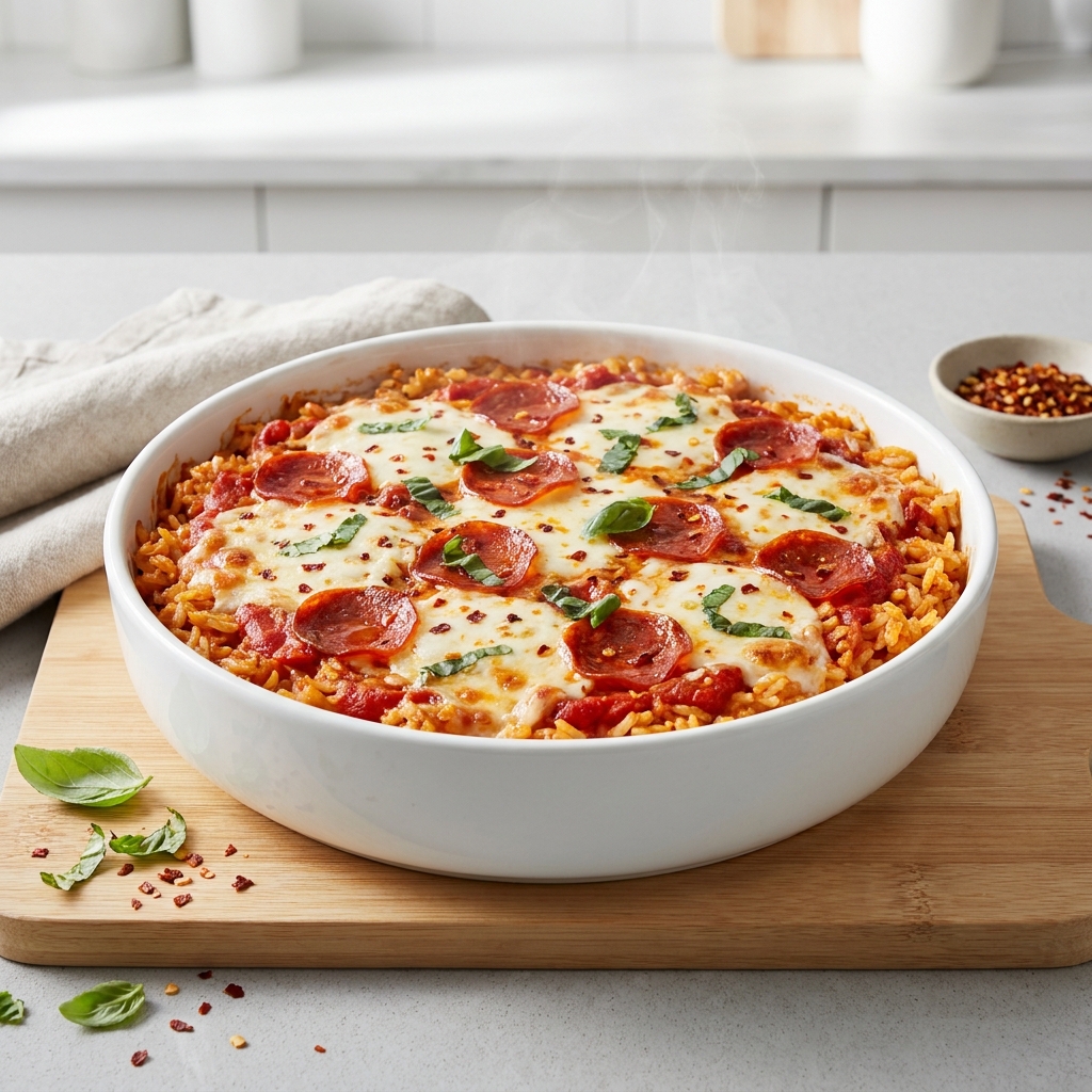 Pizza Rice Bake (Pizzaiola Rice)