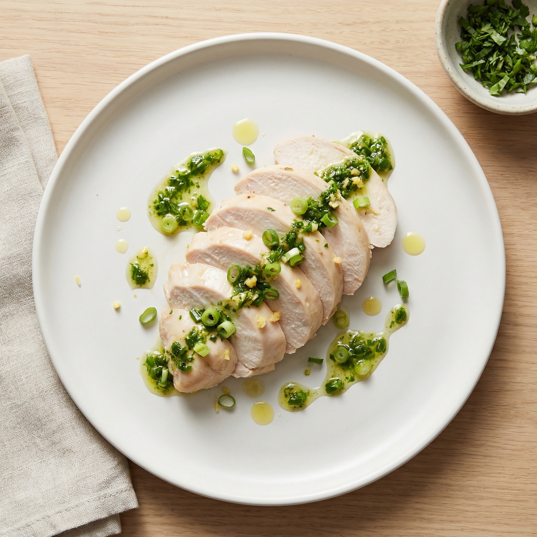 Ginger-Scallion Pesto Chicken