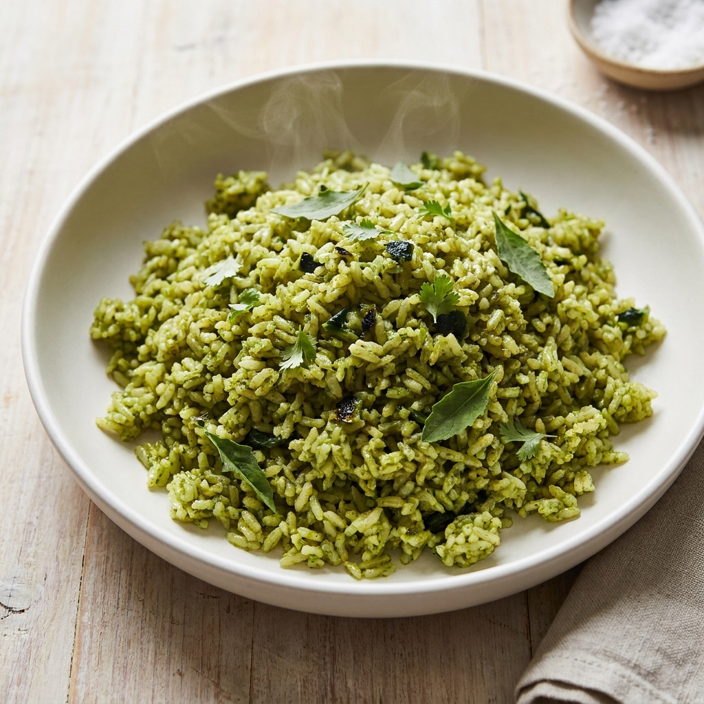 Poblano Chile Green Rice