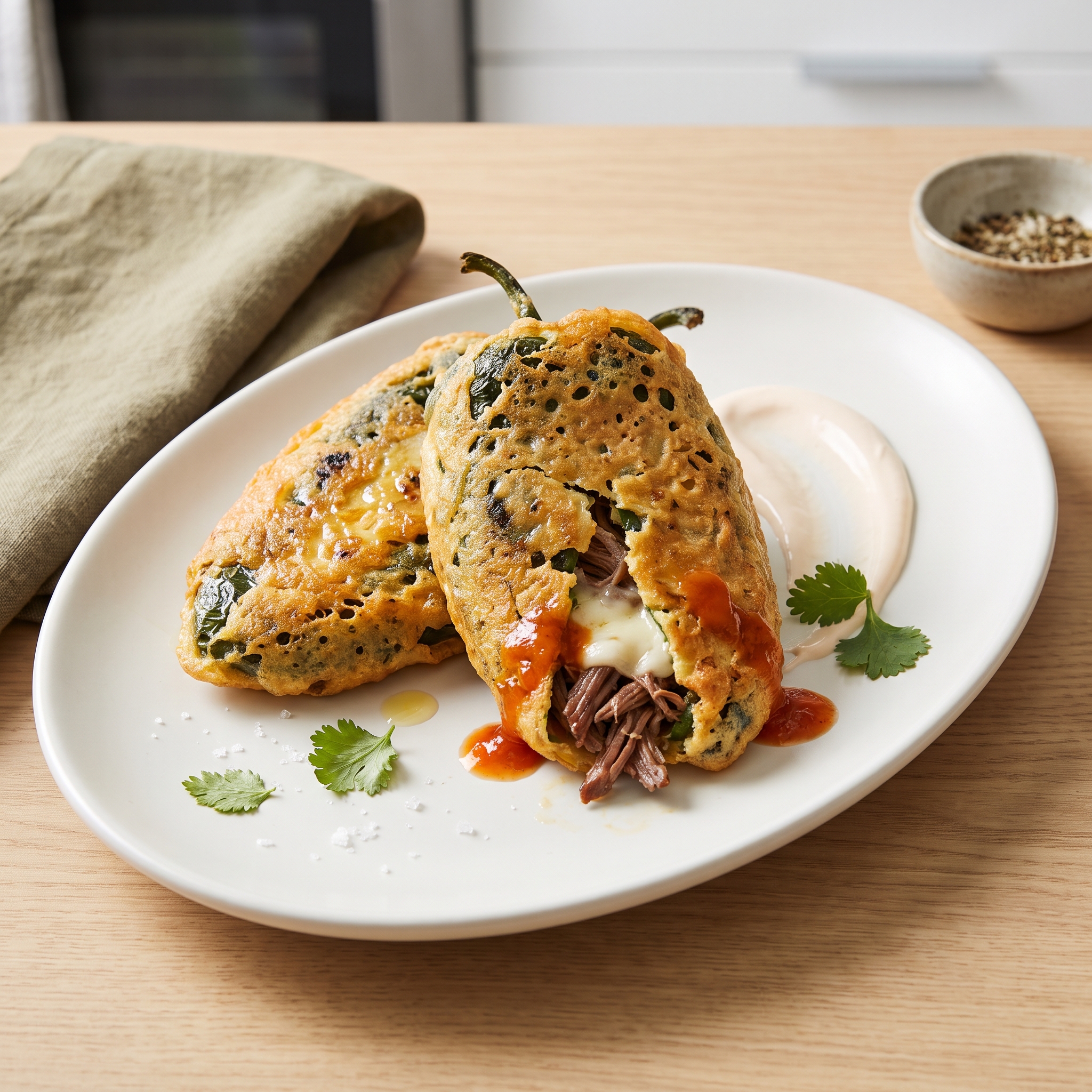 Poblano Chiles Rellenos (Stuffed Peppers)