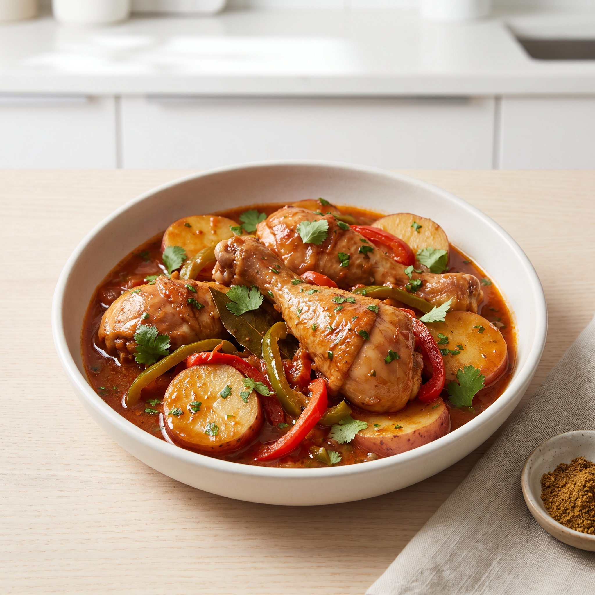 Pollo (Chicken) Fricassee from Puerto Rico