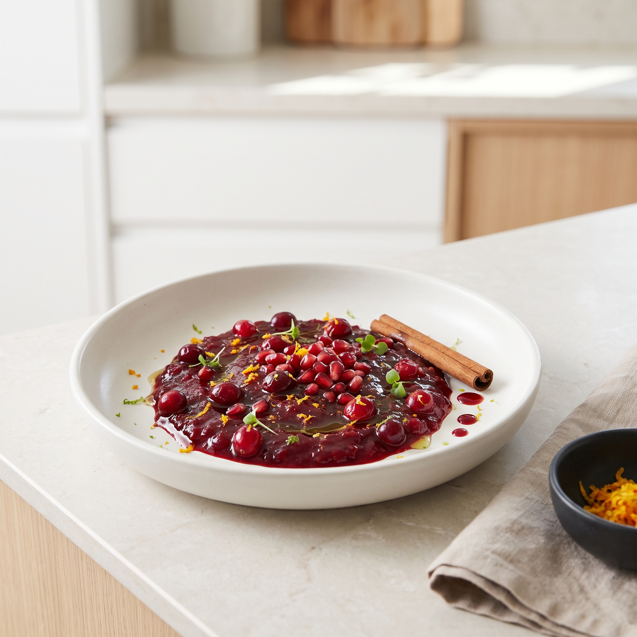 Pomegranate-Studded Cranberry Sauce