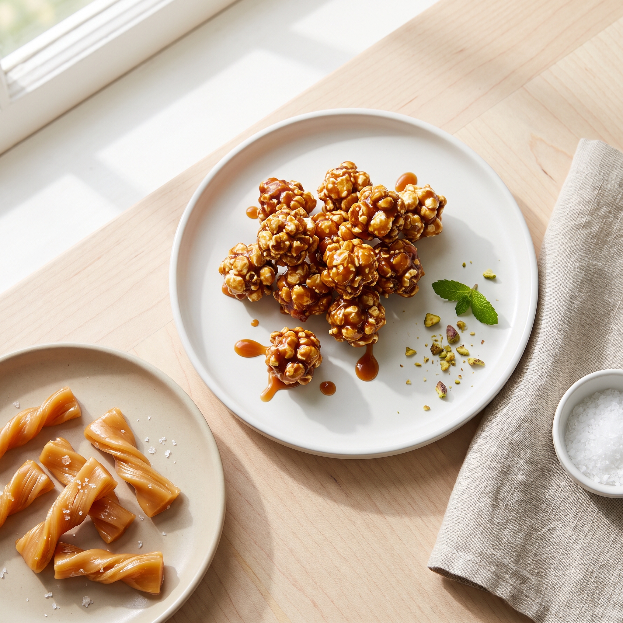 Pop’s Old-Fashioned Molasses Popcorn Balls & Taffy