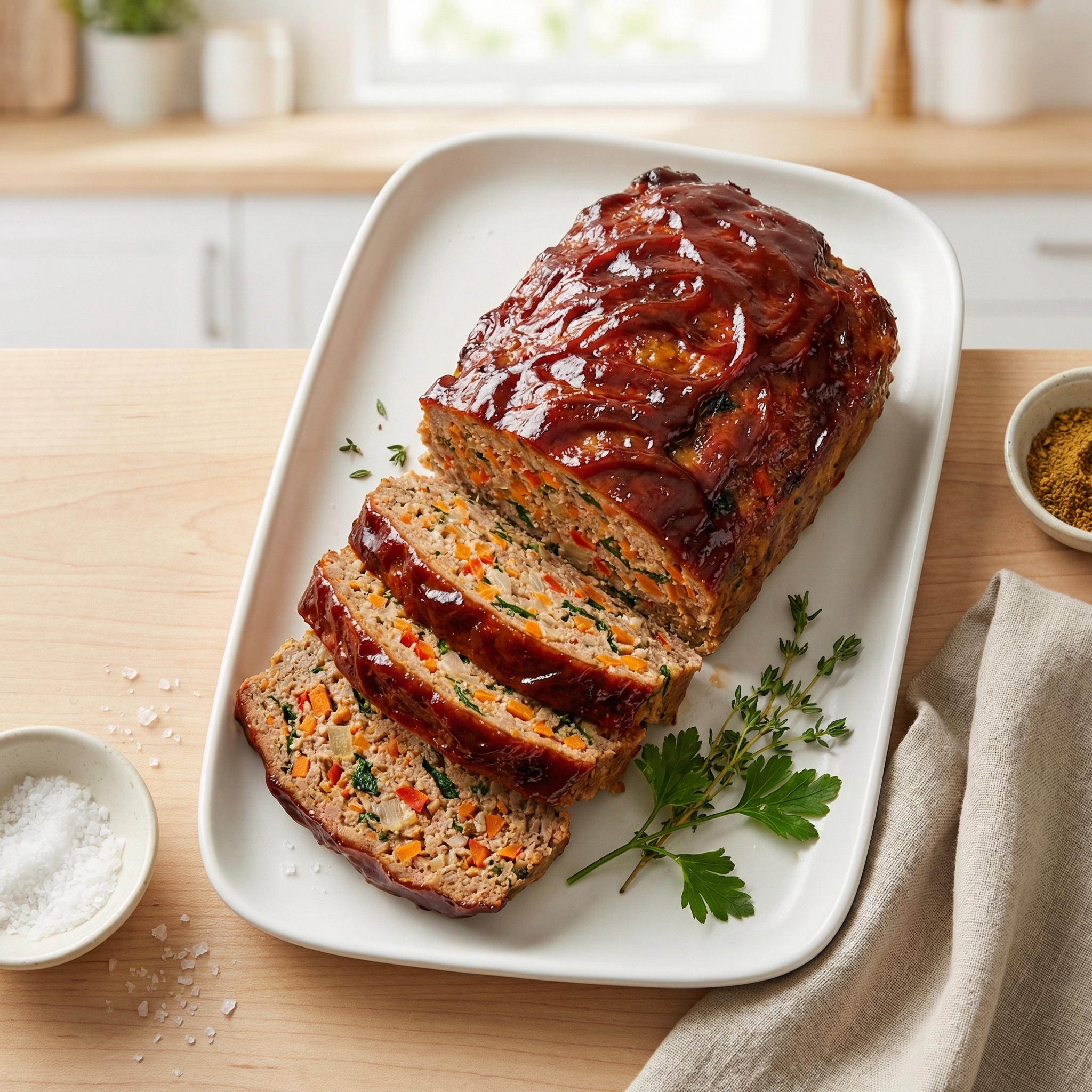 Beloved Turkey–Pork Meatloaf