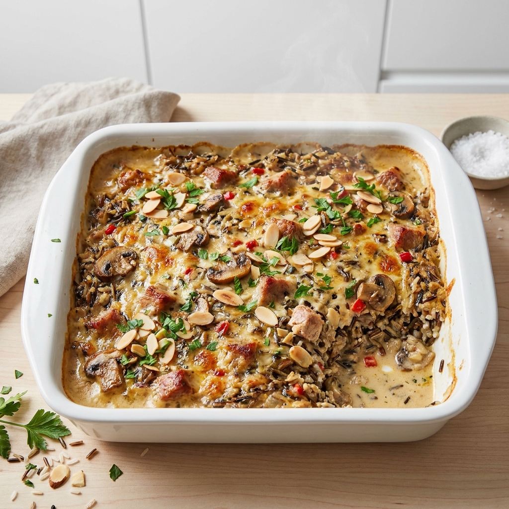 Pork and Wild Rice Casserole