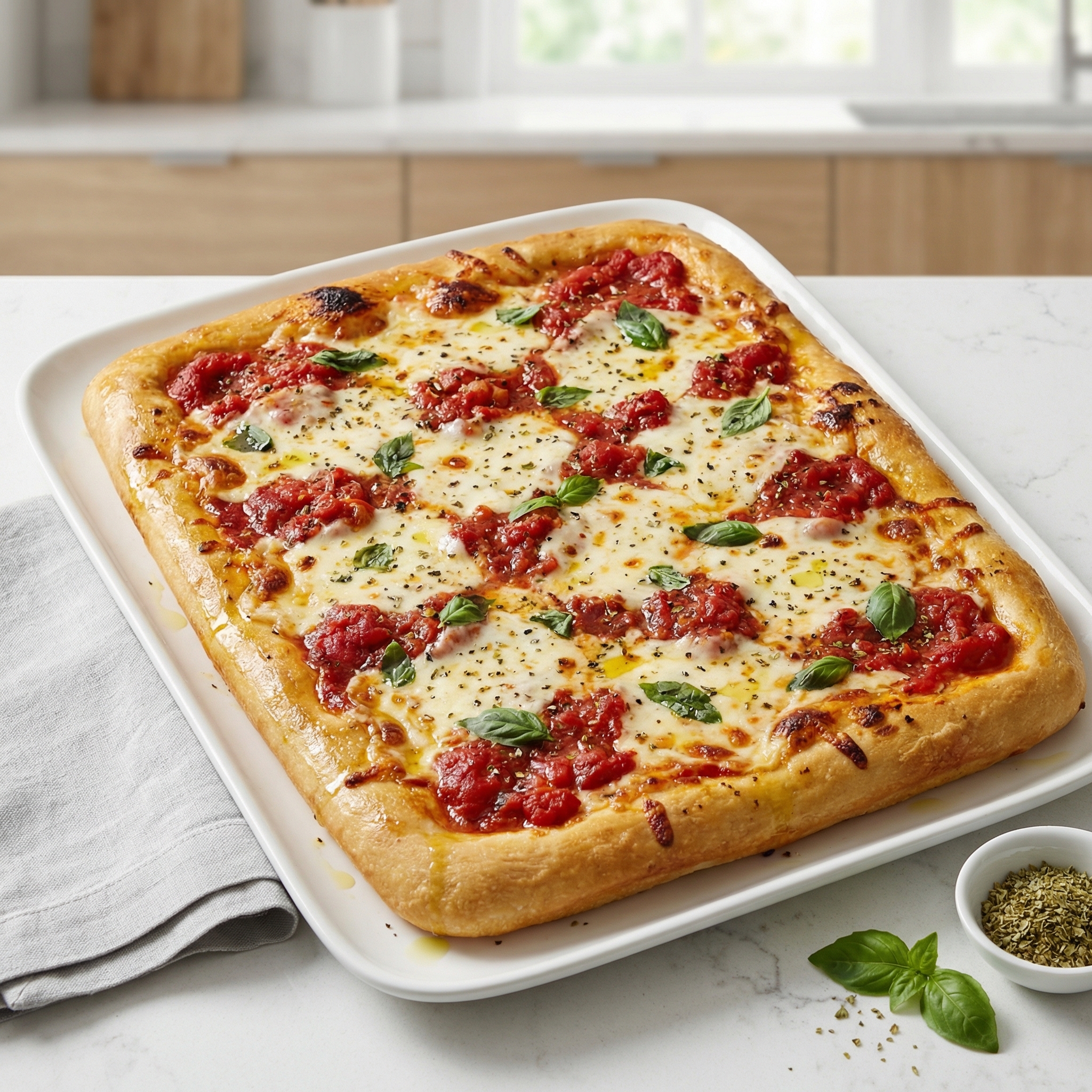 Pourable Crazy Crust for Pizza