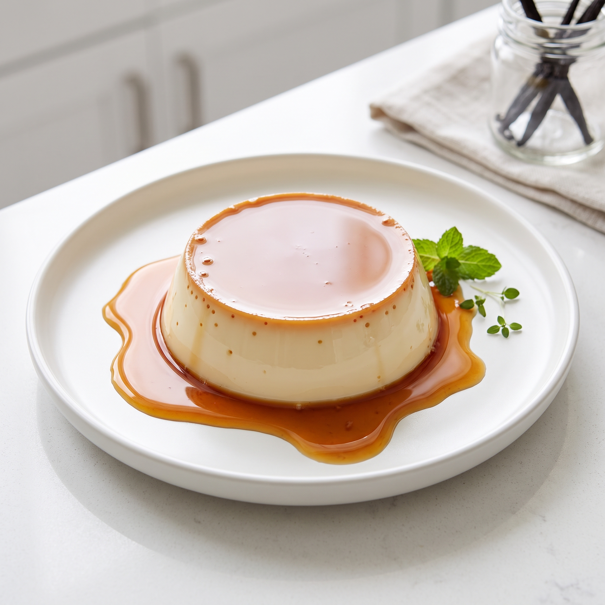 Pressure Cooker Bánh Flan (Vietnamese Caramel Custard)