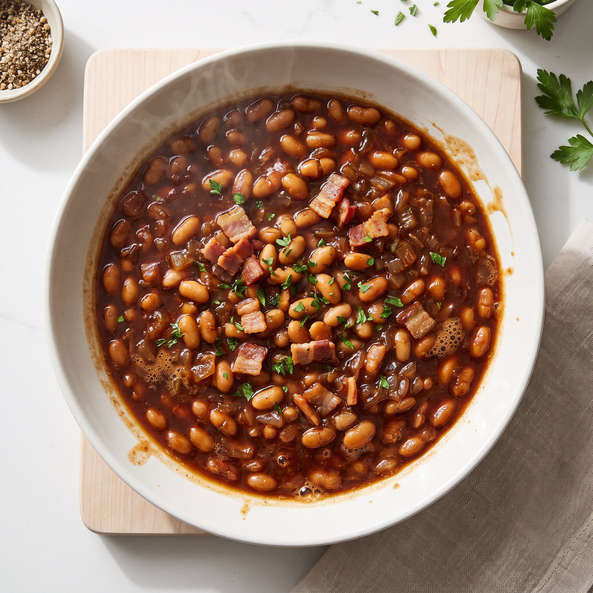 Pressure Cooker Baked Beans
