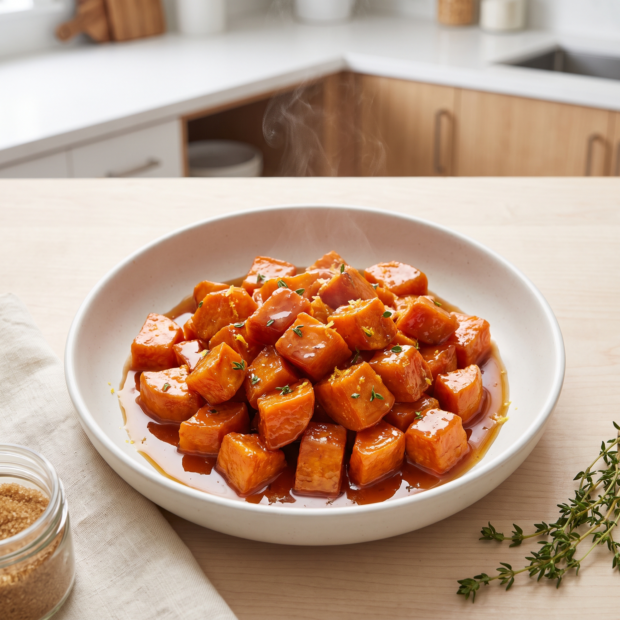 Pressure Cooker Candied Sweet Potatoes