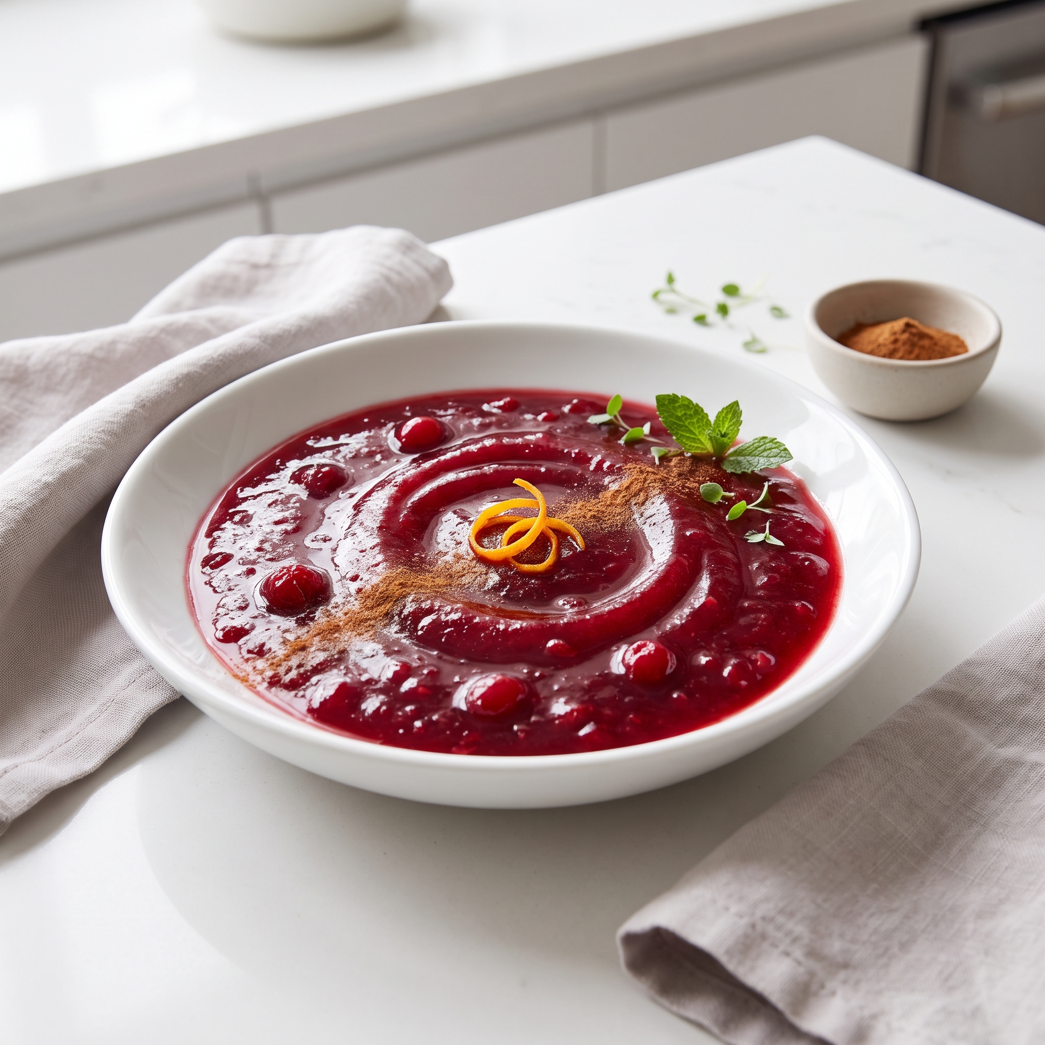 Pressure Cooker Cranberry Sauce with Port