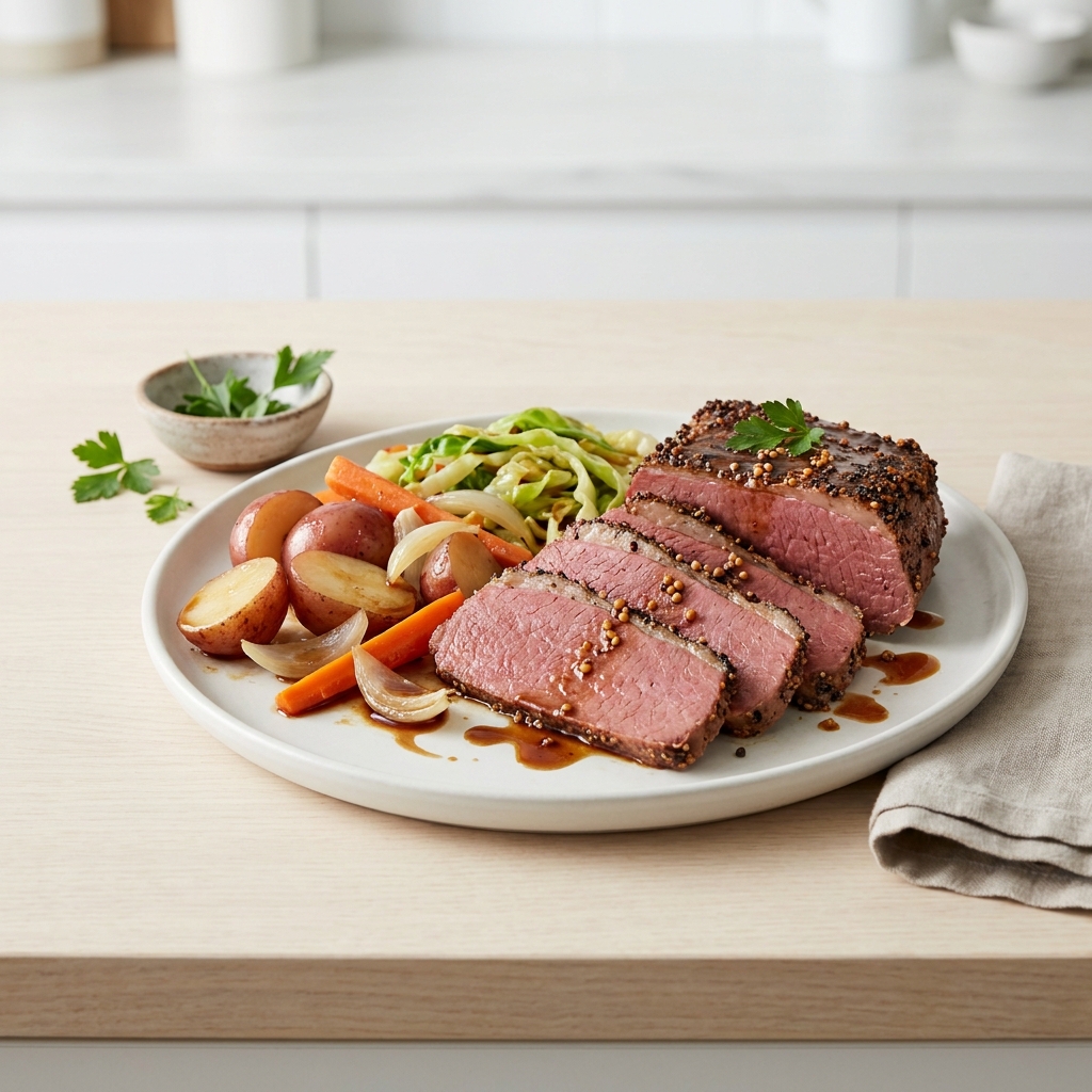Pressure Cooker Guinness Corned Beef