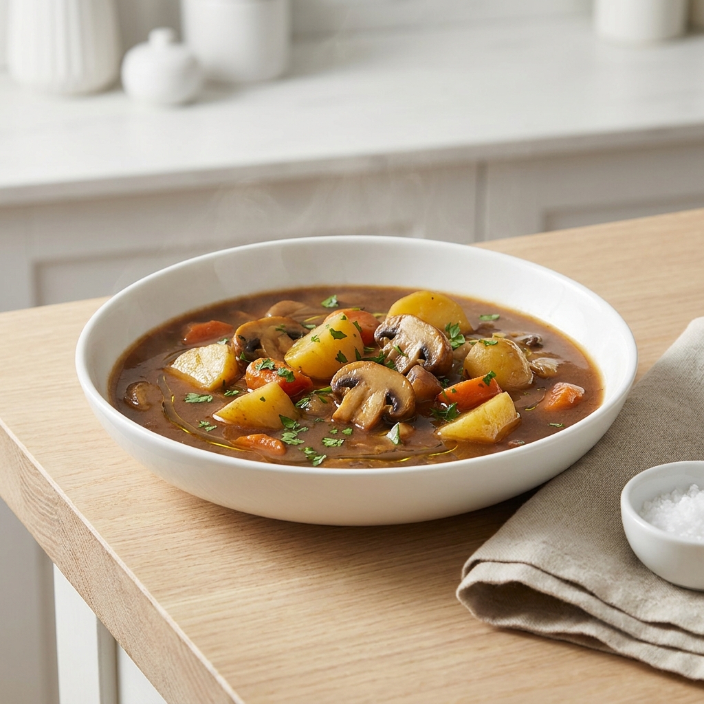 Pressure Cooker Irish Stout Veggie Stew