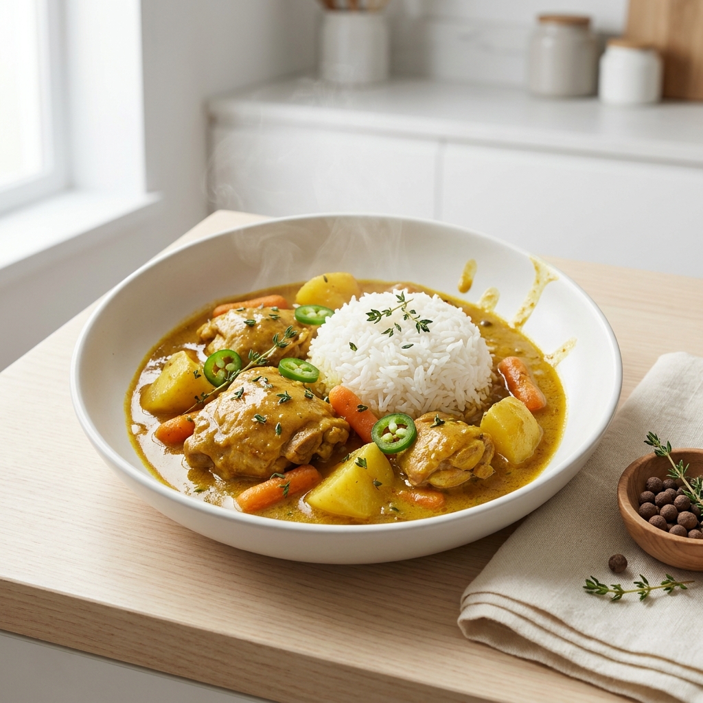 Pressure Cooker Jamaican-Style Chicken Curry