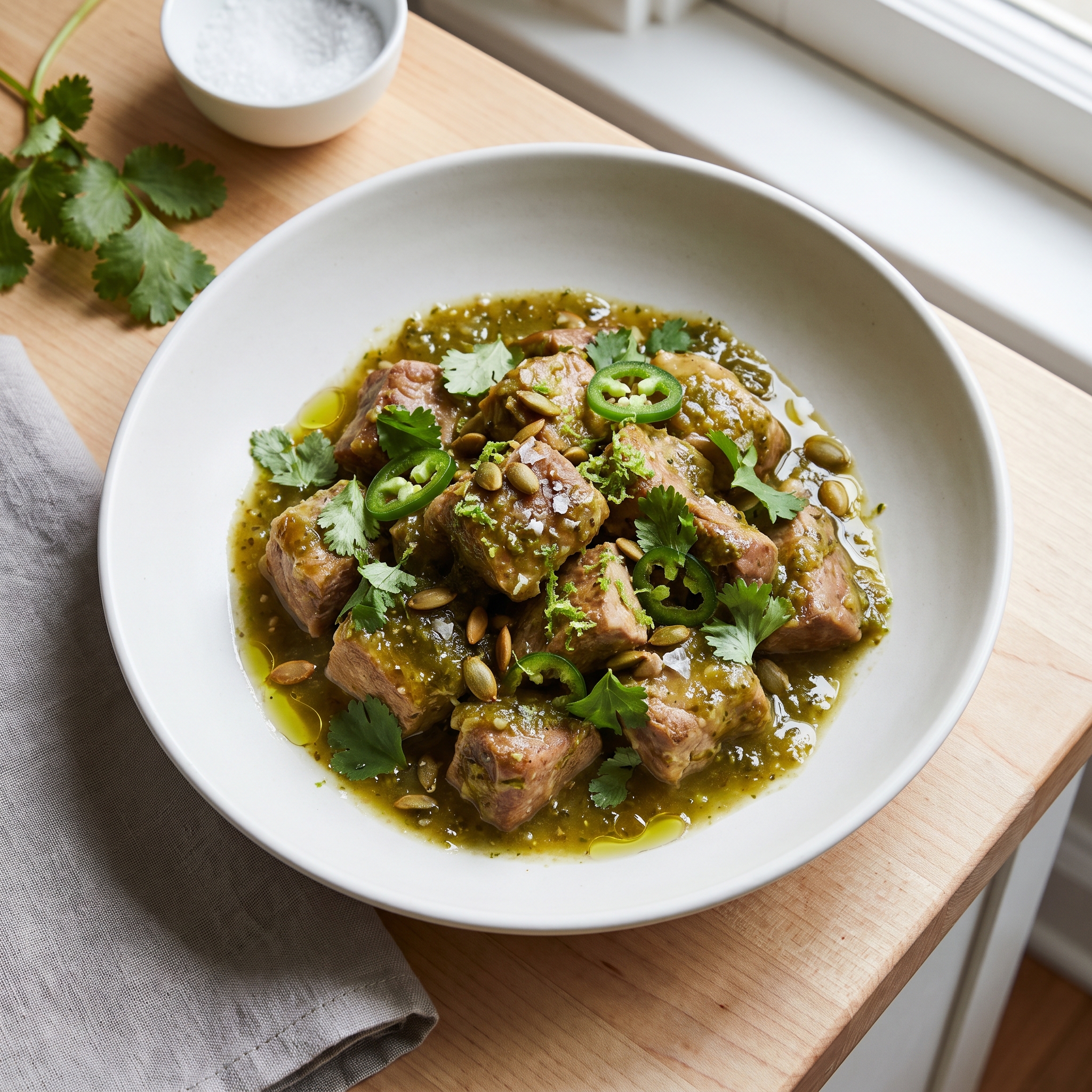 Pressure Cooker Pork Chile Verde