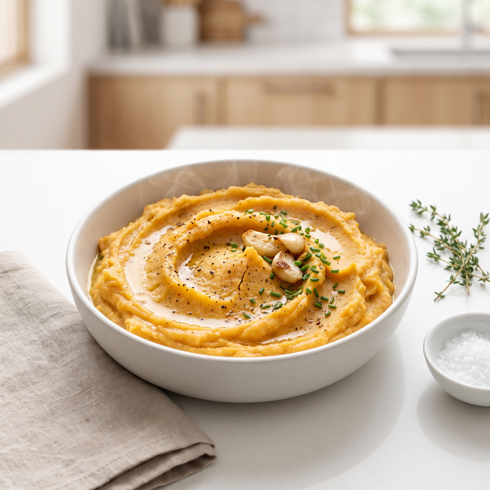 Pressure Cooker Rutabaga Mash