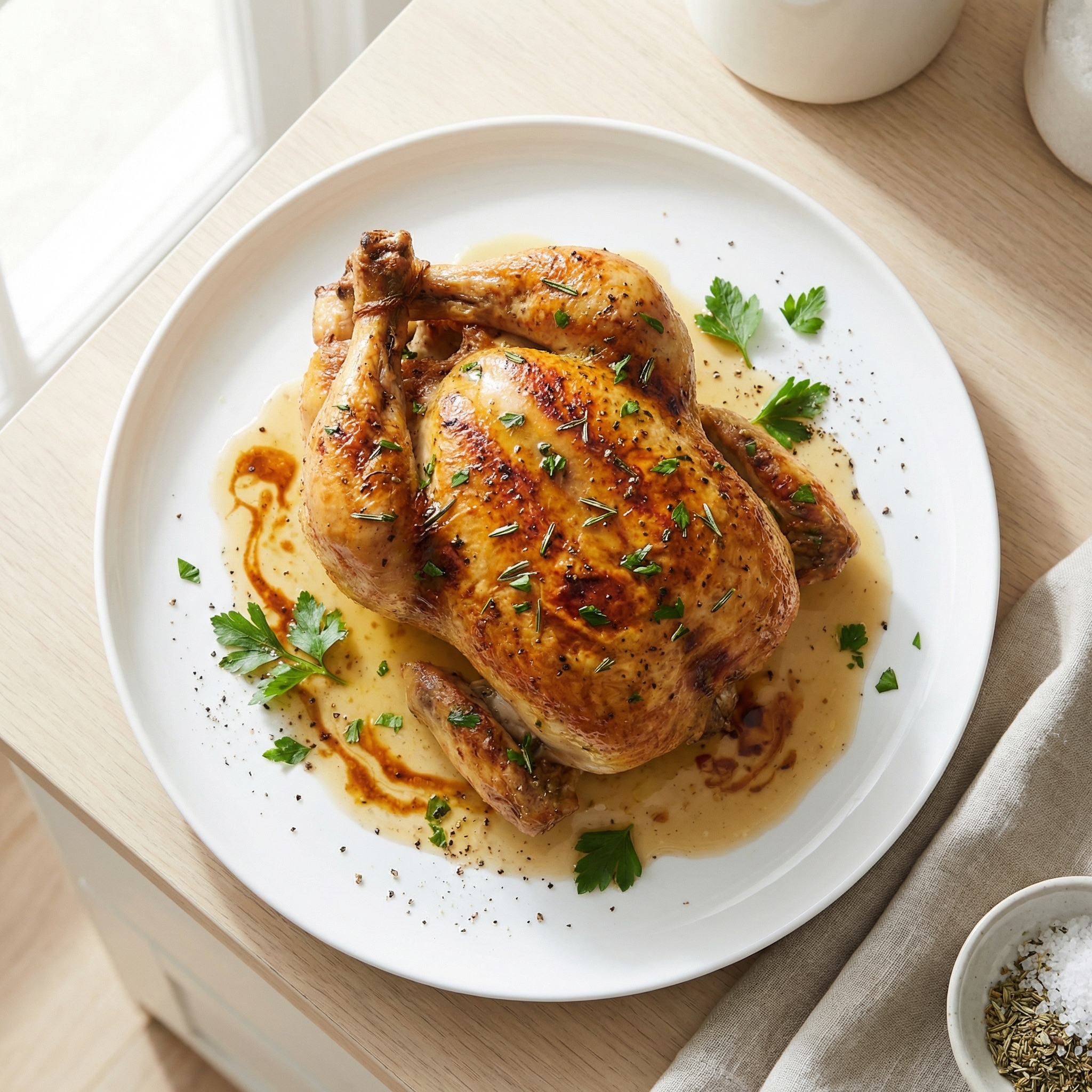 Pressure Cooker Whole Roasted Chicken