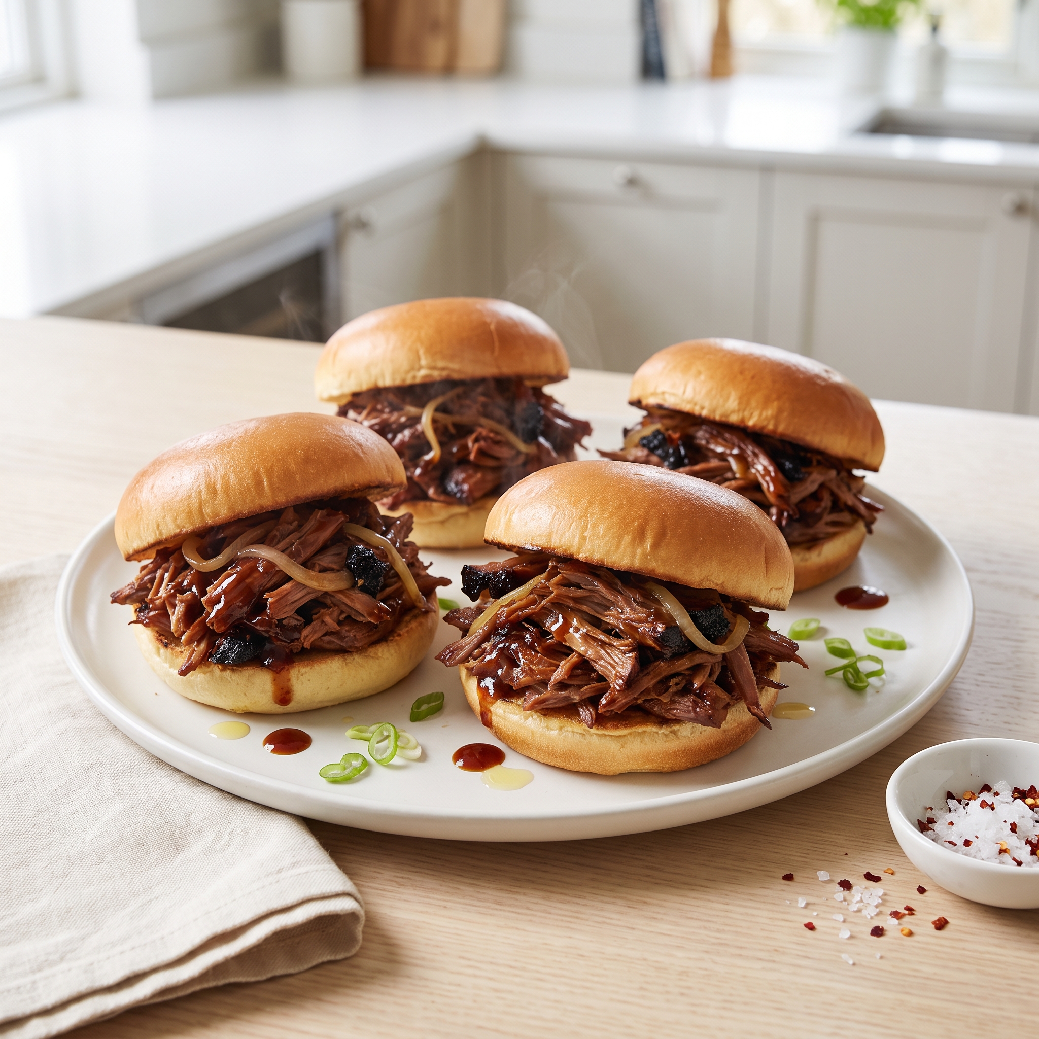 Pulled Barbecue Goose Sandwiches (Slow Cooker)