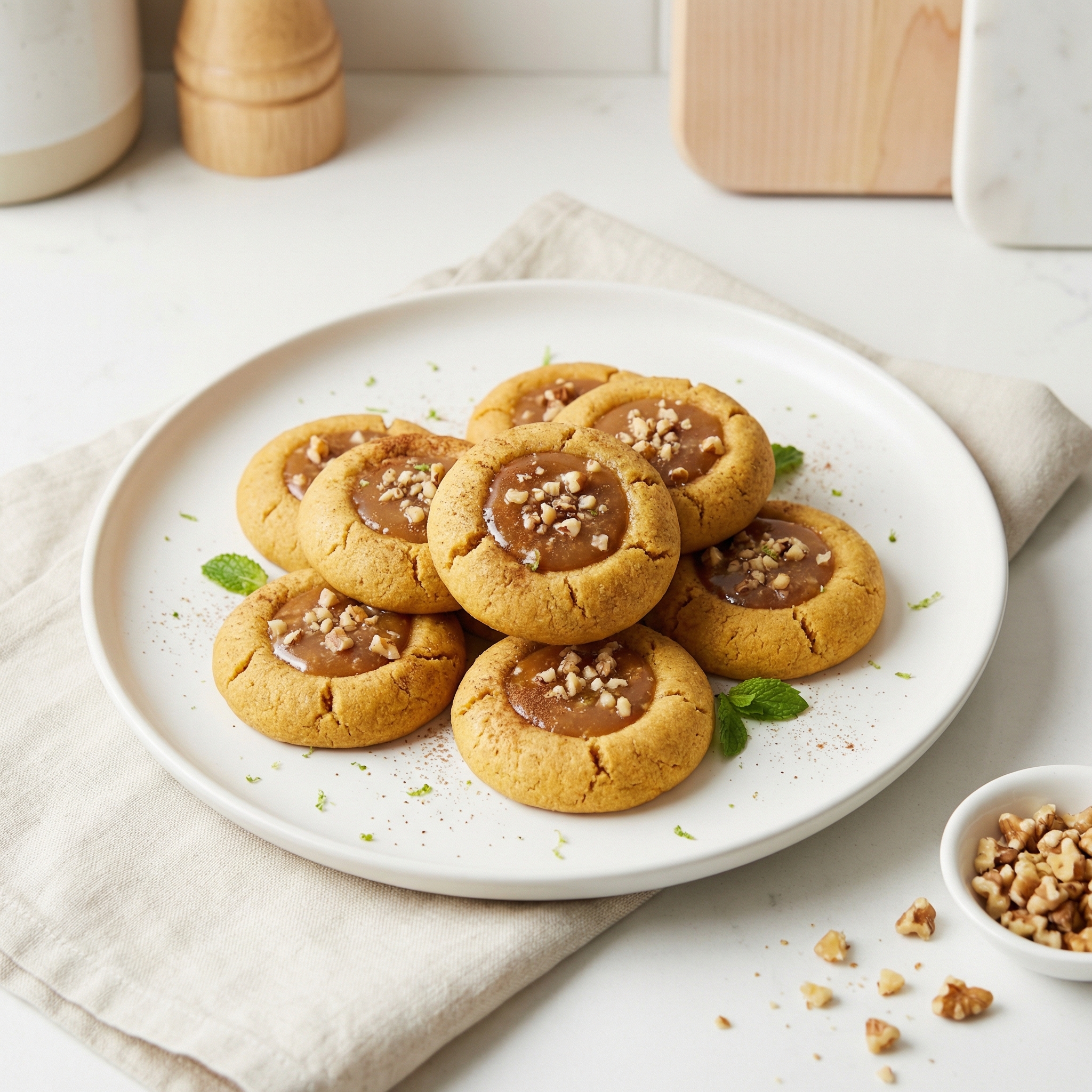Pumpkin Thumbprint Treats