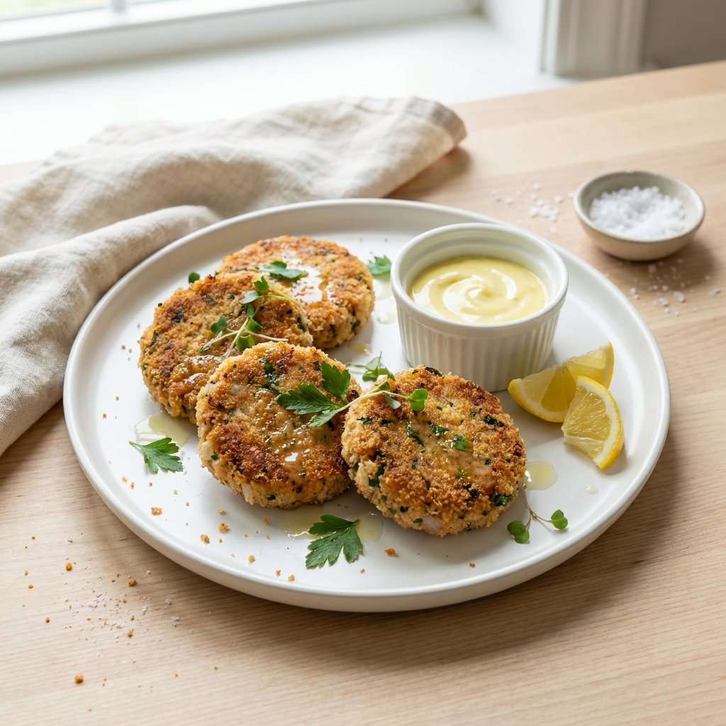 Quick-Crisp Tuna Cakes