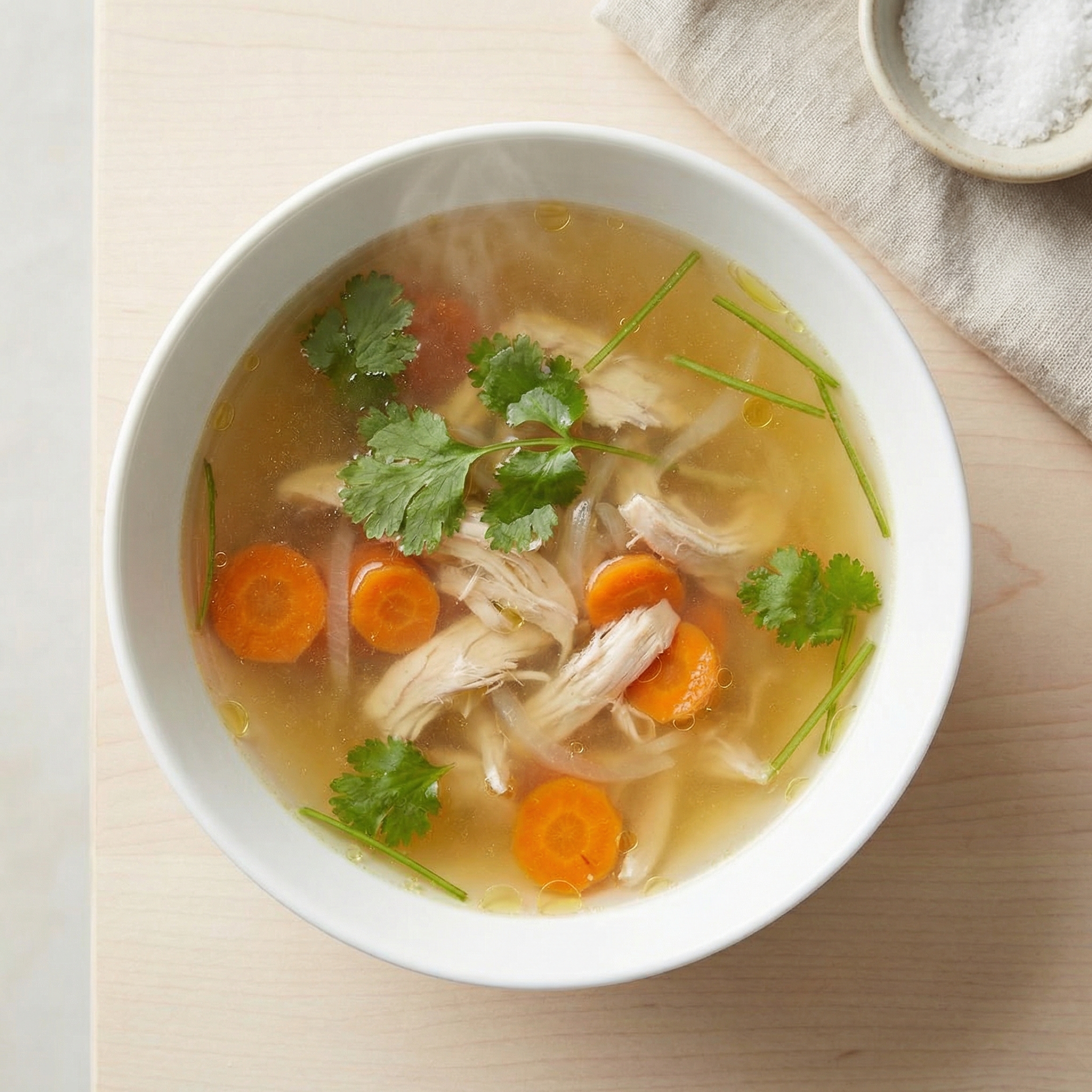 Speedy Chicken Broth Soup