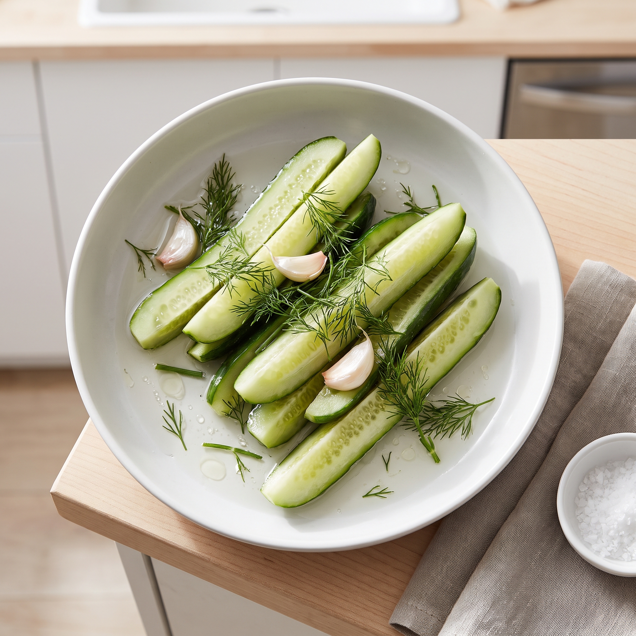 Quick Fridge Dill Pickle Spears