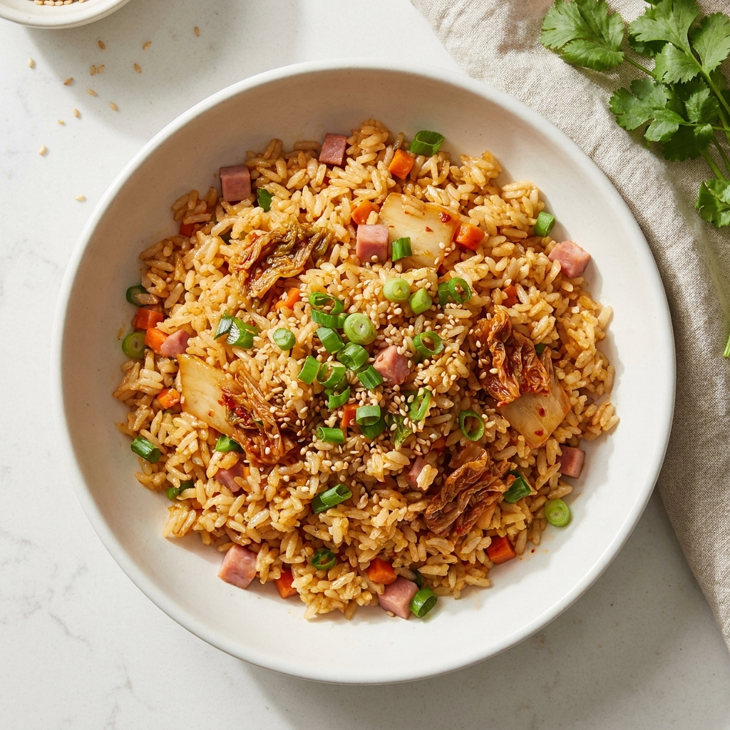 Quick Kimchi Fried Rice