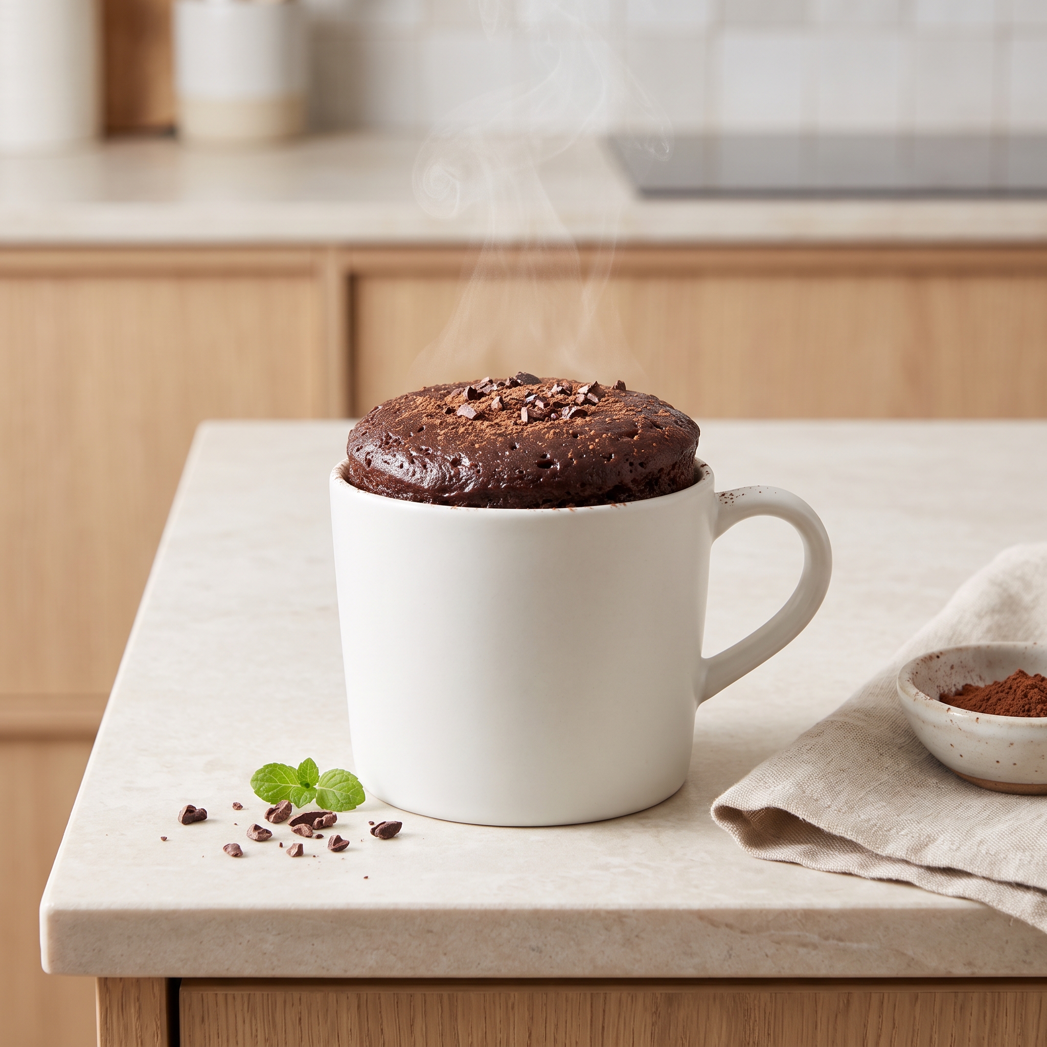 Quick Microwave Chocolate Mug Cake Treat